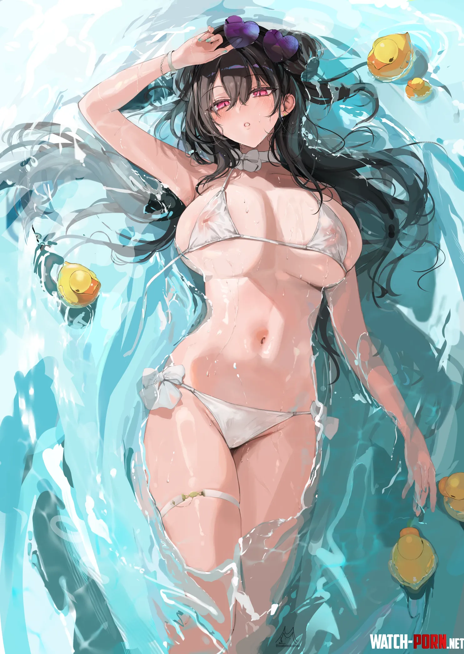 Laying in shallow water by marxsander2016