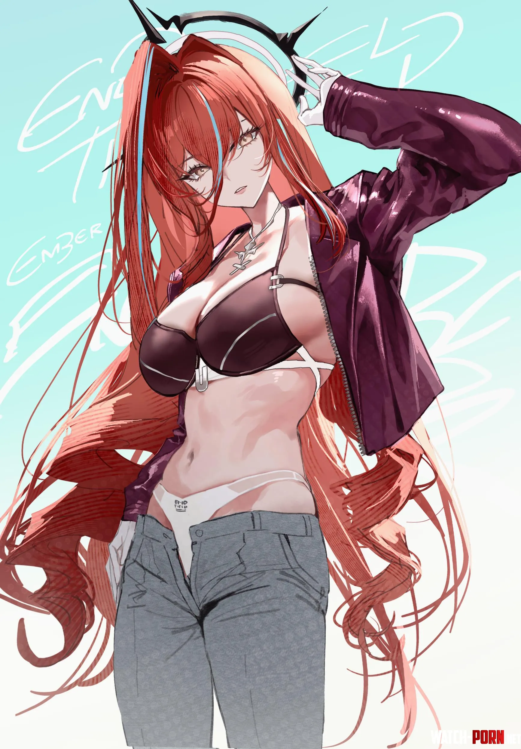 Ember [Arknights] by WoolsonDaSheep