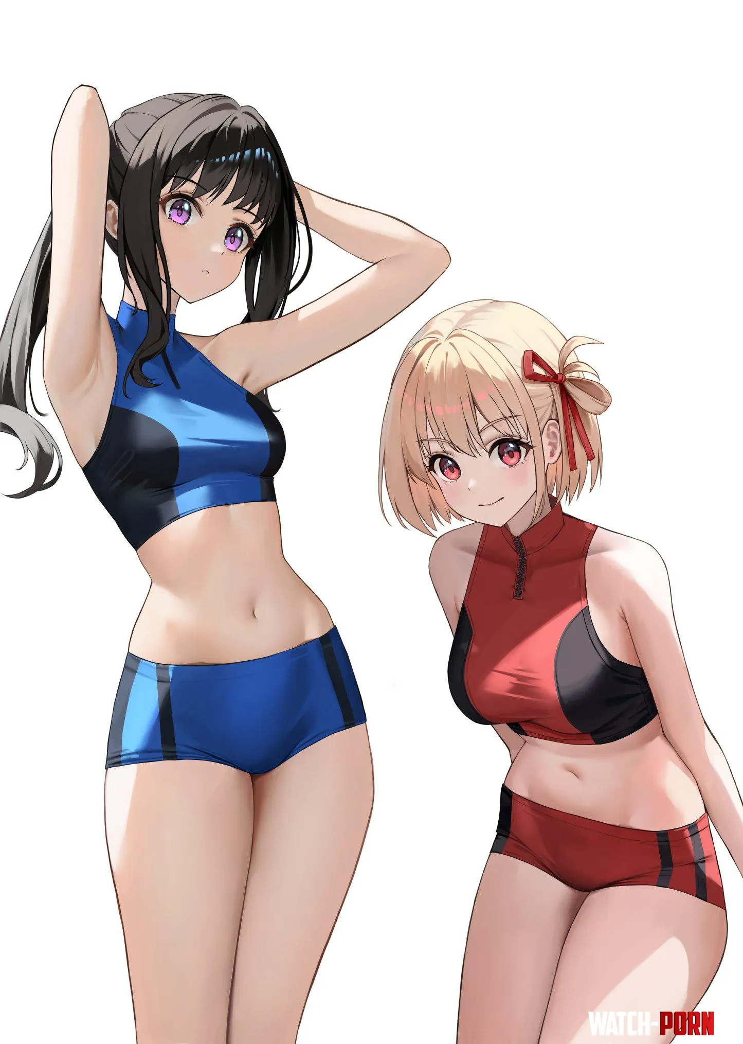 Takina & Chisato [Lycoris Recoil] by WoolsonDaSheep