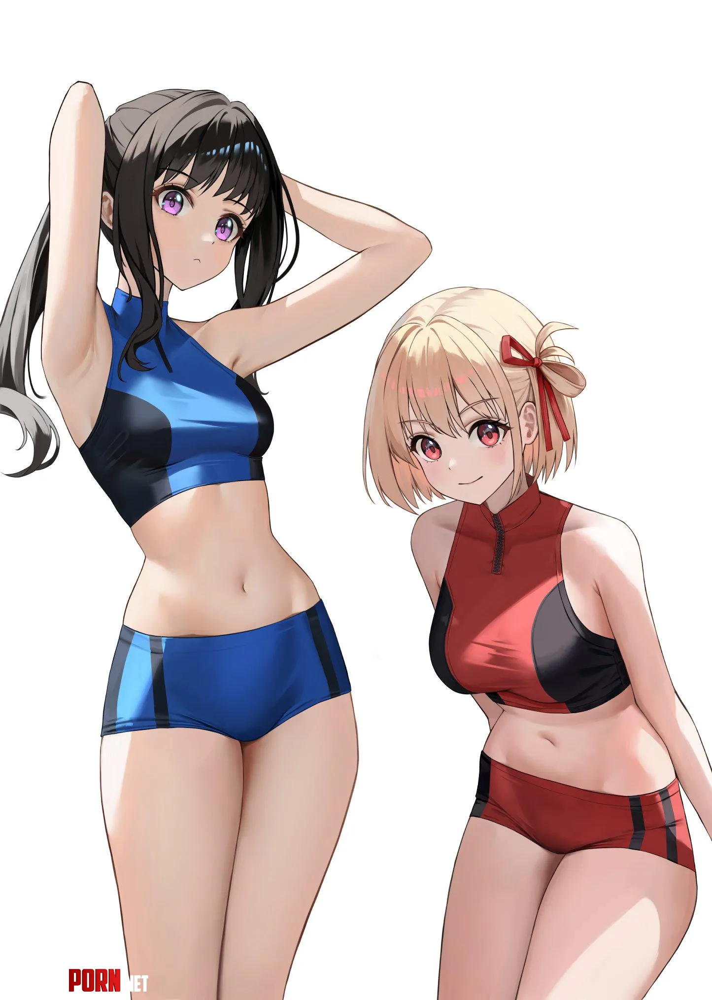 Takina & Chisato [Lycoris Recoil] by WoolsonDaSheep