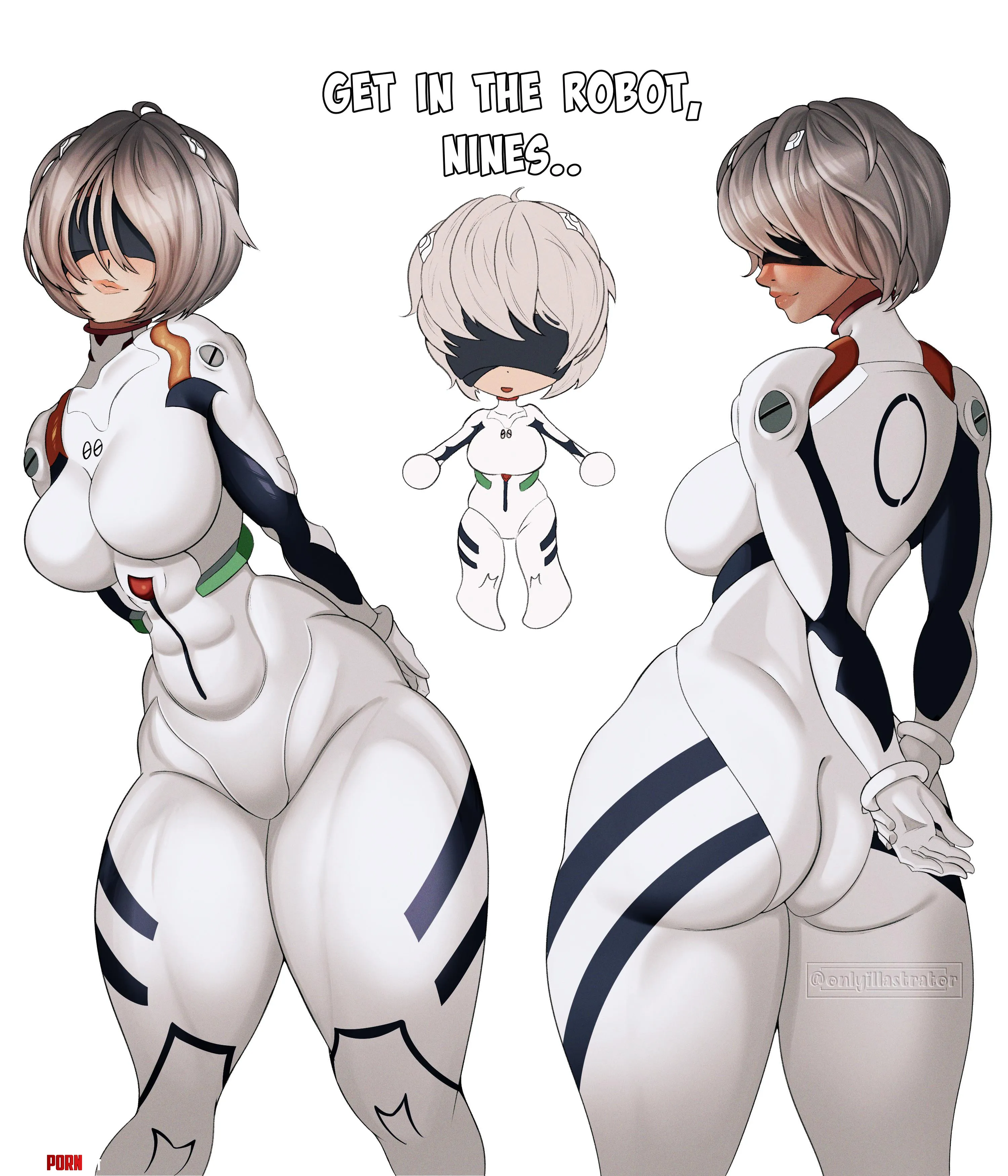 Nier Genesis Evangelion (onlyillastrator) by Embarrassed-Owl-4500