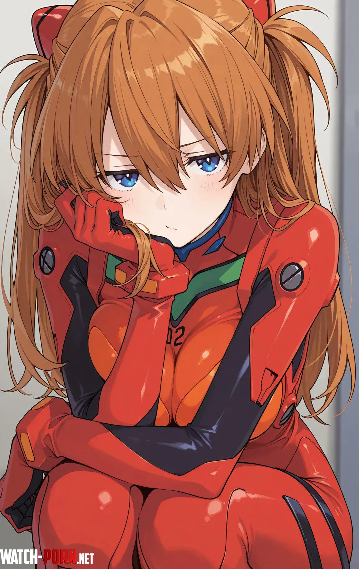 Asuka [Evangelion] by WoolsonDaSheep