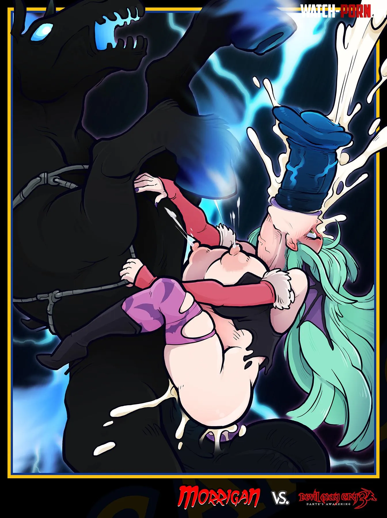 Morrigan and the things she has to do until Capcom releases a new game for her (Sparrow)[Darkstalkers X Devil May Cry] by beelord25