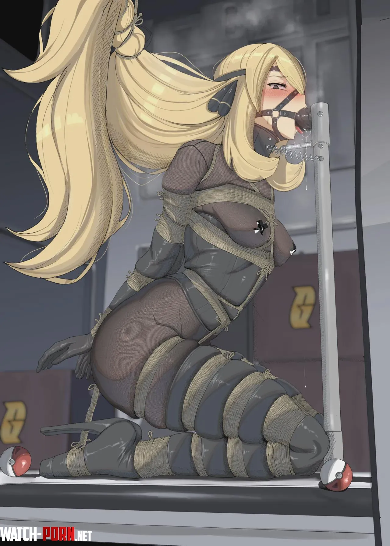 Cynthia makes a better slave than pokemon trainer by PetGirlsAreBest