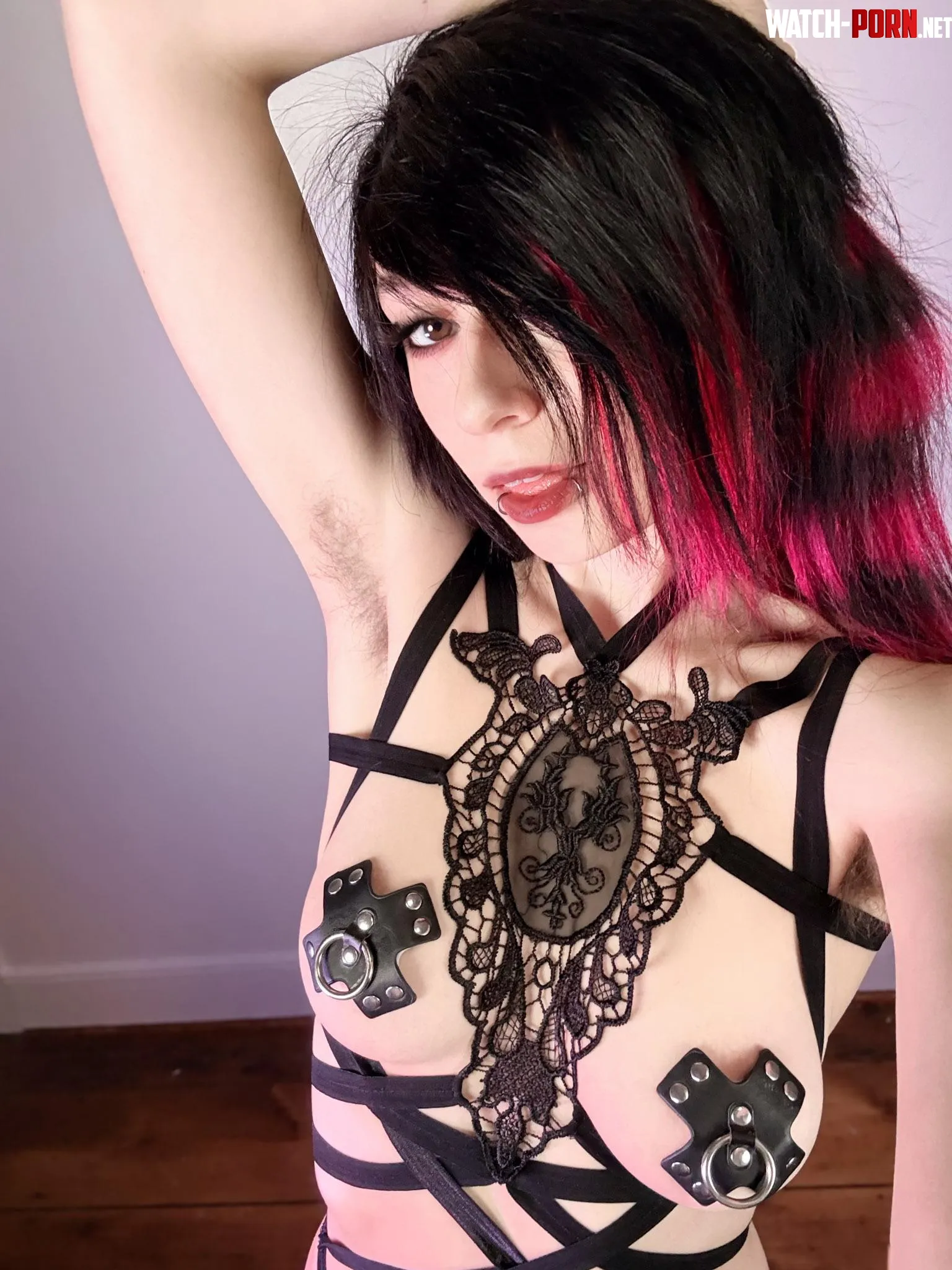 My hairy armpits for you by RavenNymph