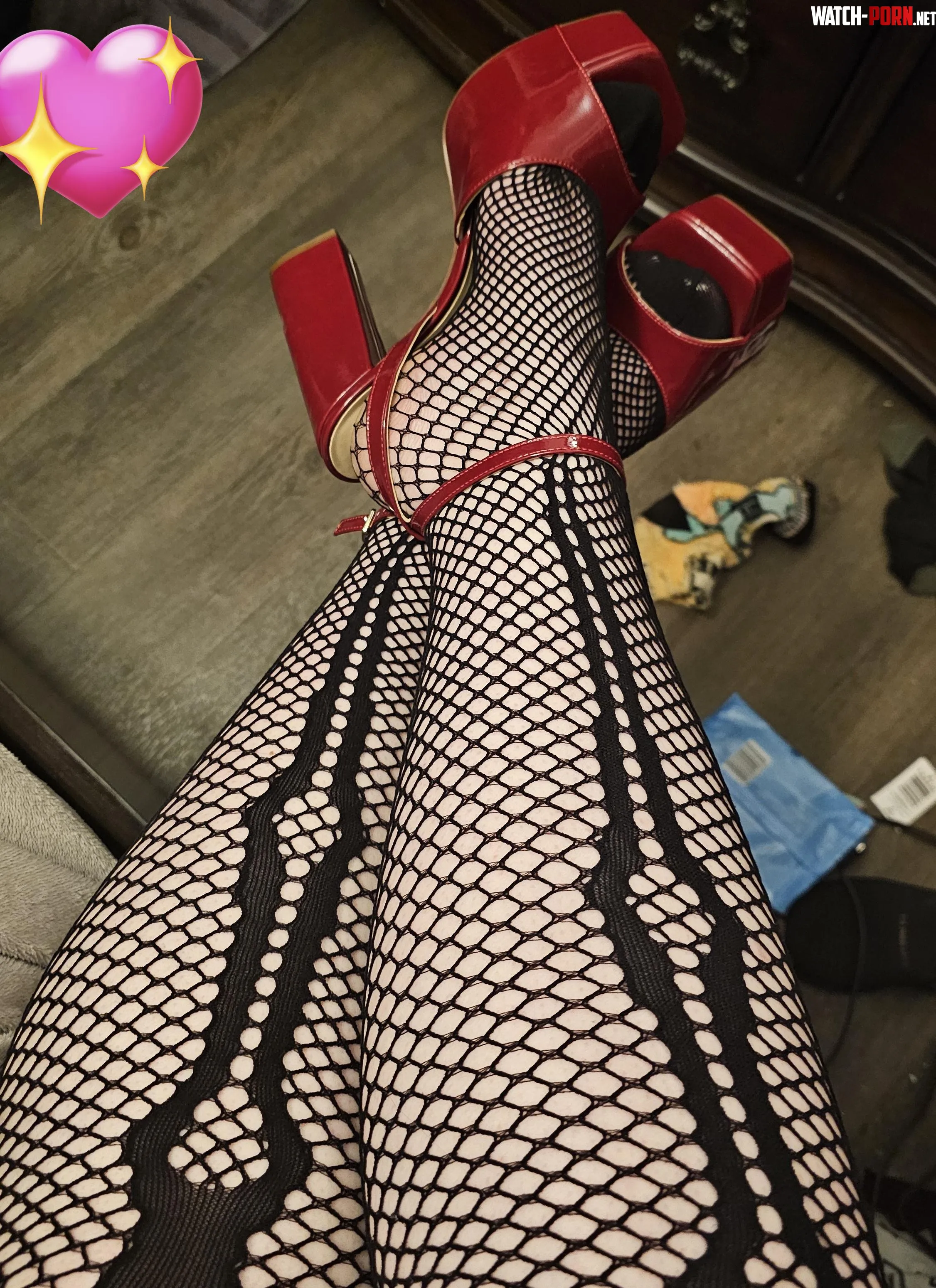 Fishnets with heels 🎀 by BrattiestLulu