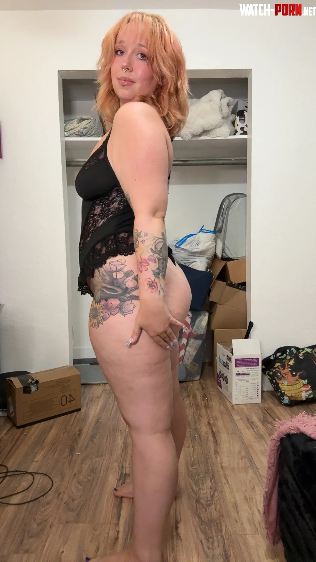 A little peek of the lingerie I wore to work today ;) by kacybookslut