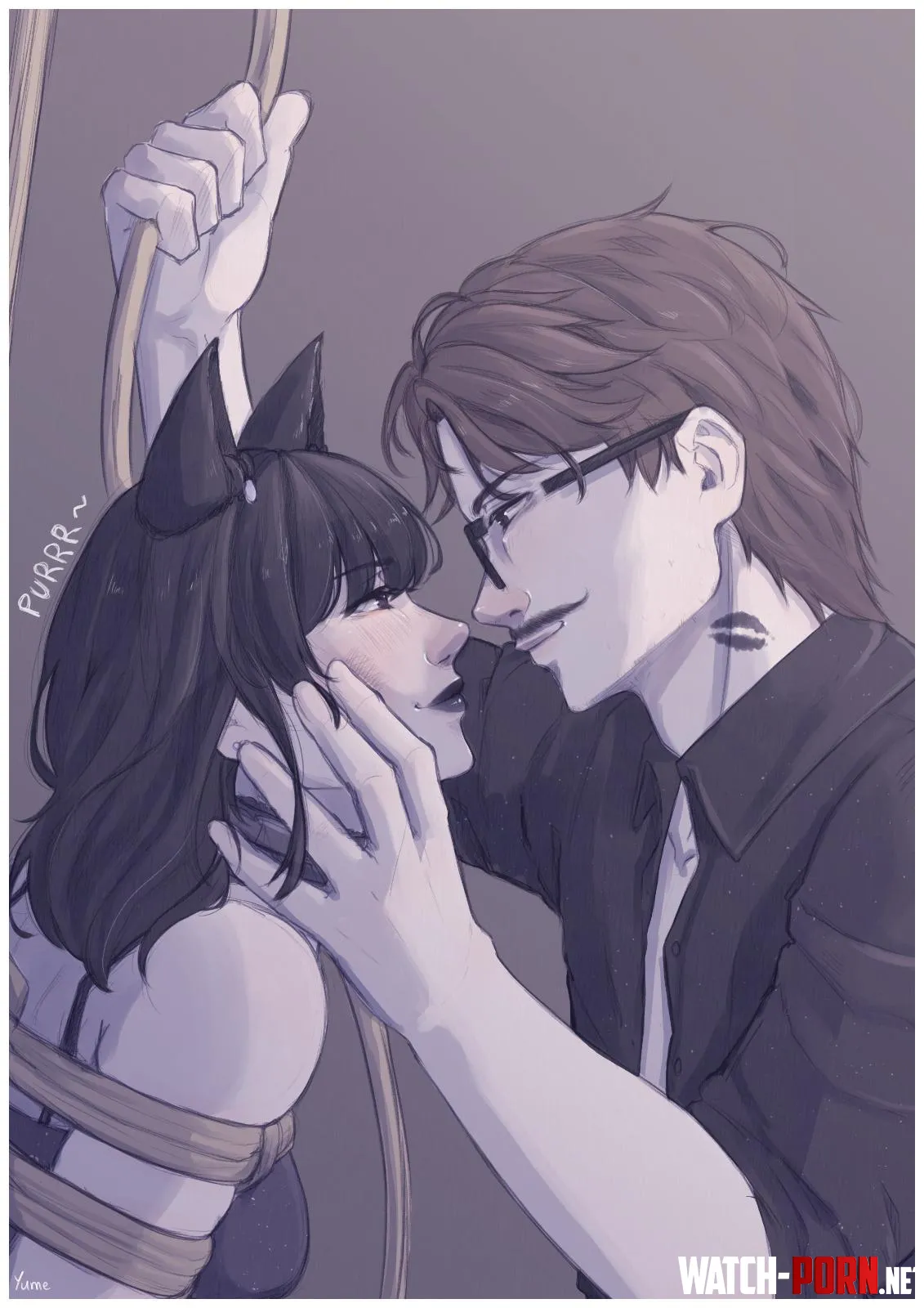 A drawing made for my sweet rigger ✨ (Art by me!) by Yume_Dreamfields