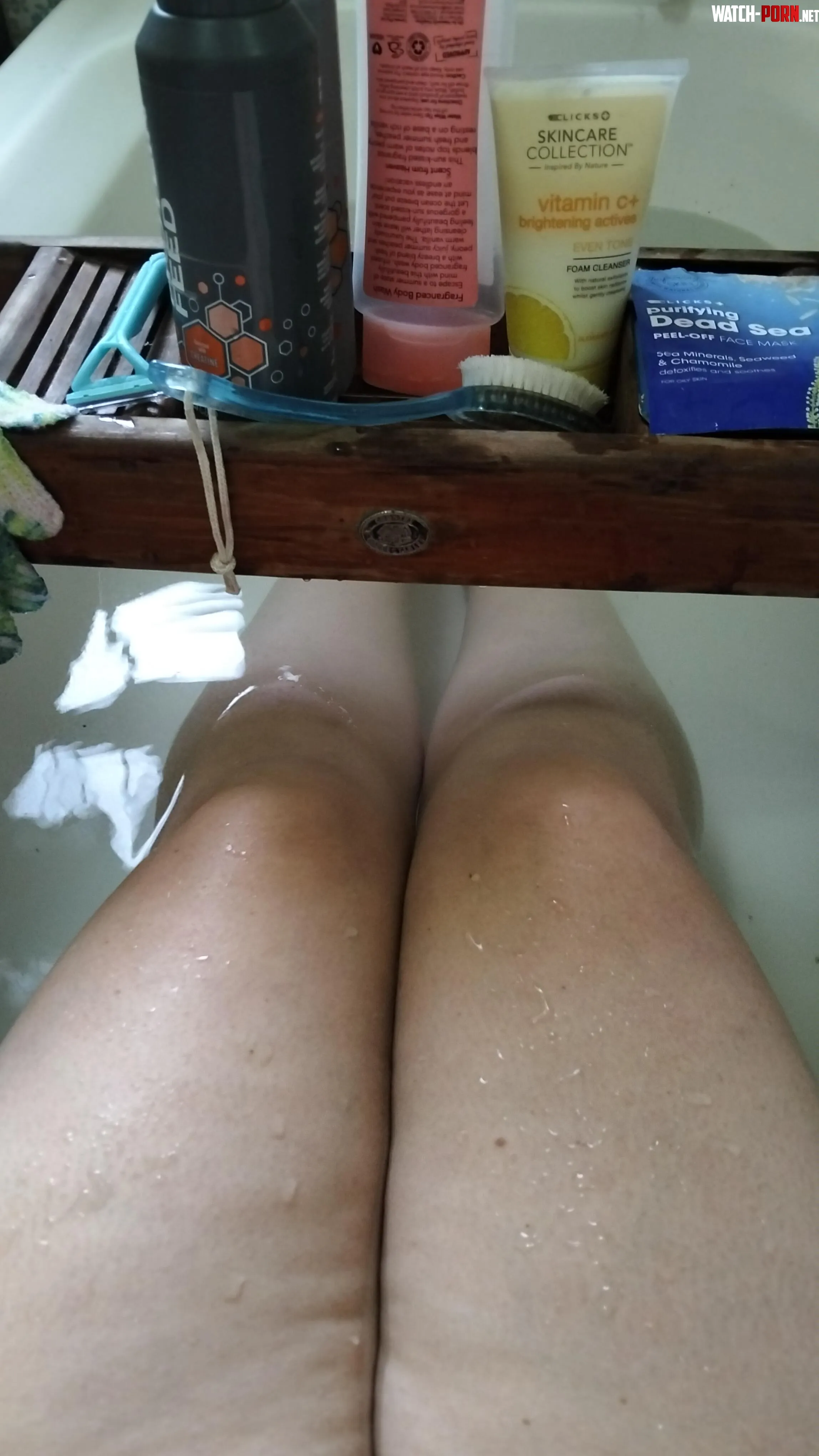 Ripples in the water and up my legs by Rae-Swallows