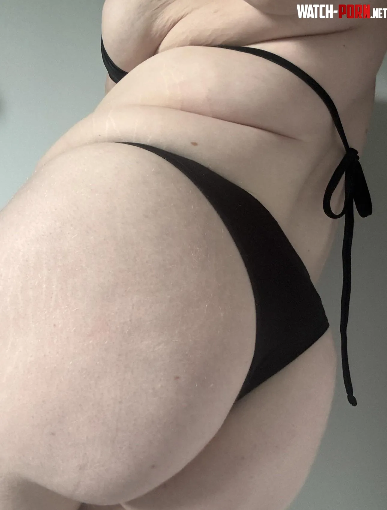 This is my favourite suit for swimming and tanning. I know it is not mom appropriate, but my sons are adults and my parents just roll their eyes. by kmanone