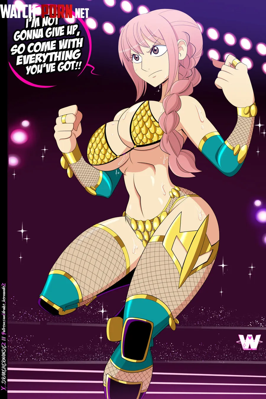 Rebecca Sexy Wrestler by GREAT-DUDE by Hentaipervert524