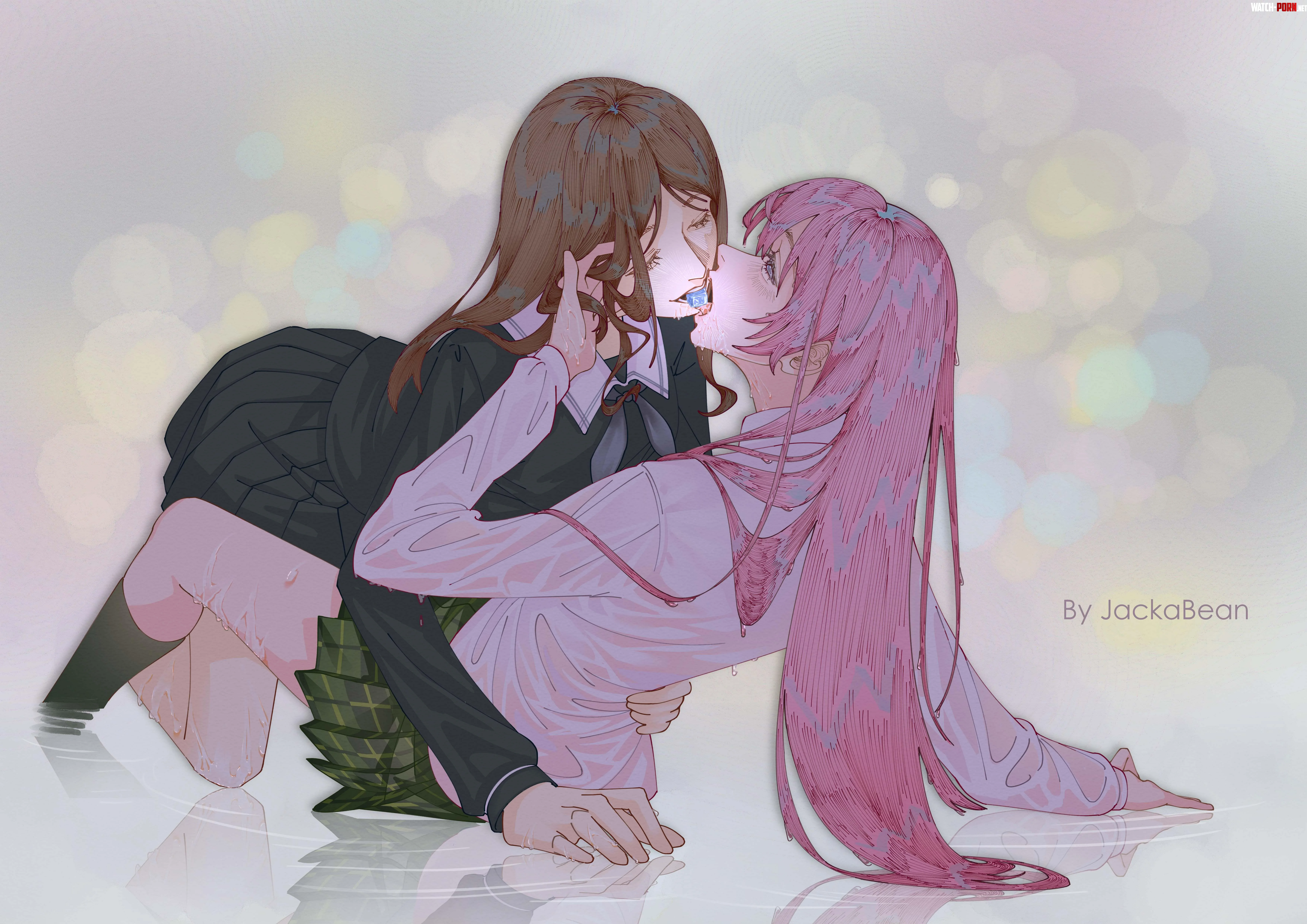 Hot and cold Soyo and Anon [BanG Dream!] (JackaBean) by MartyrOfDespair