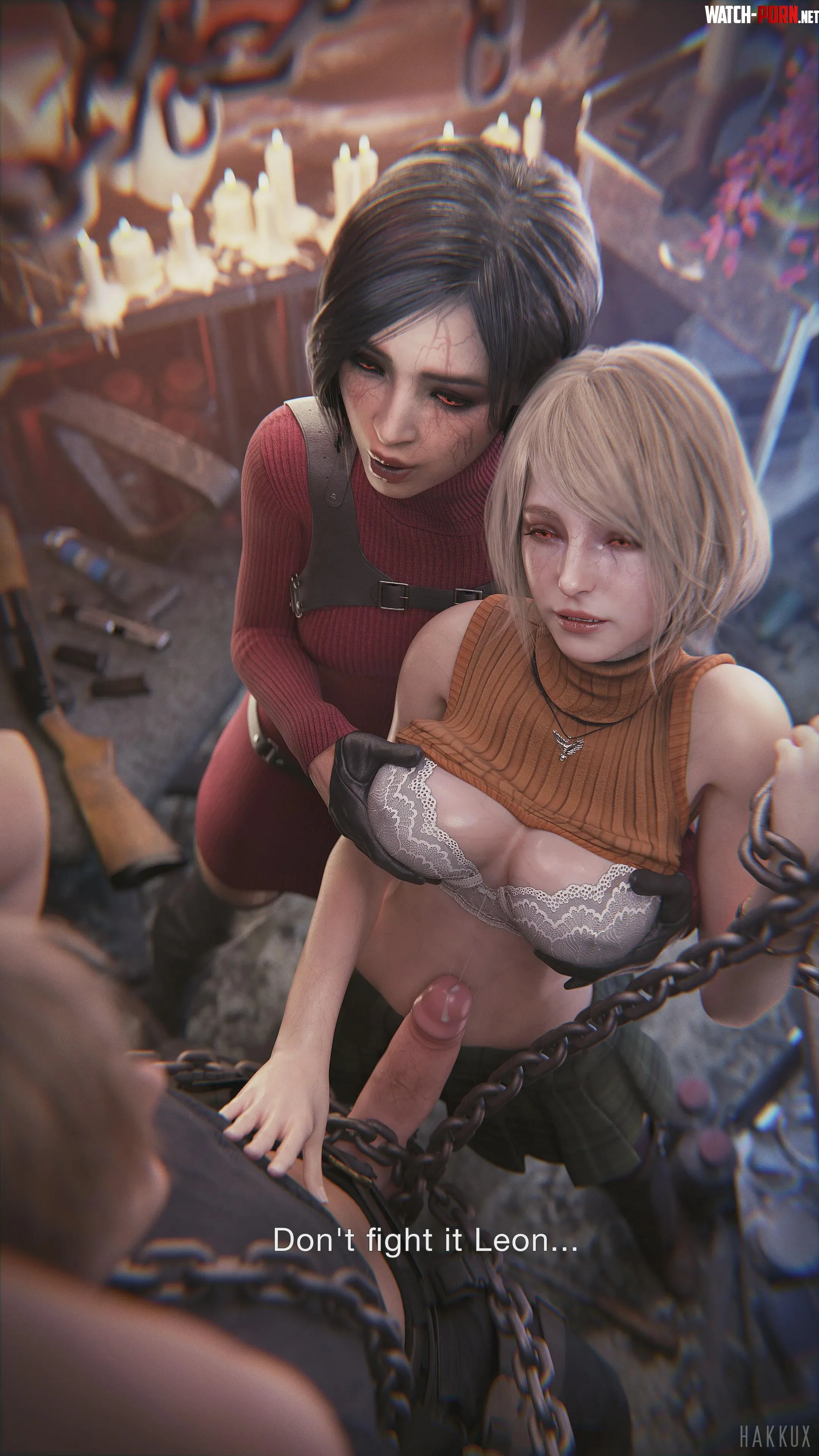 Leon gets lucky by Somanycookies1