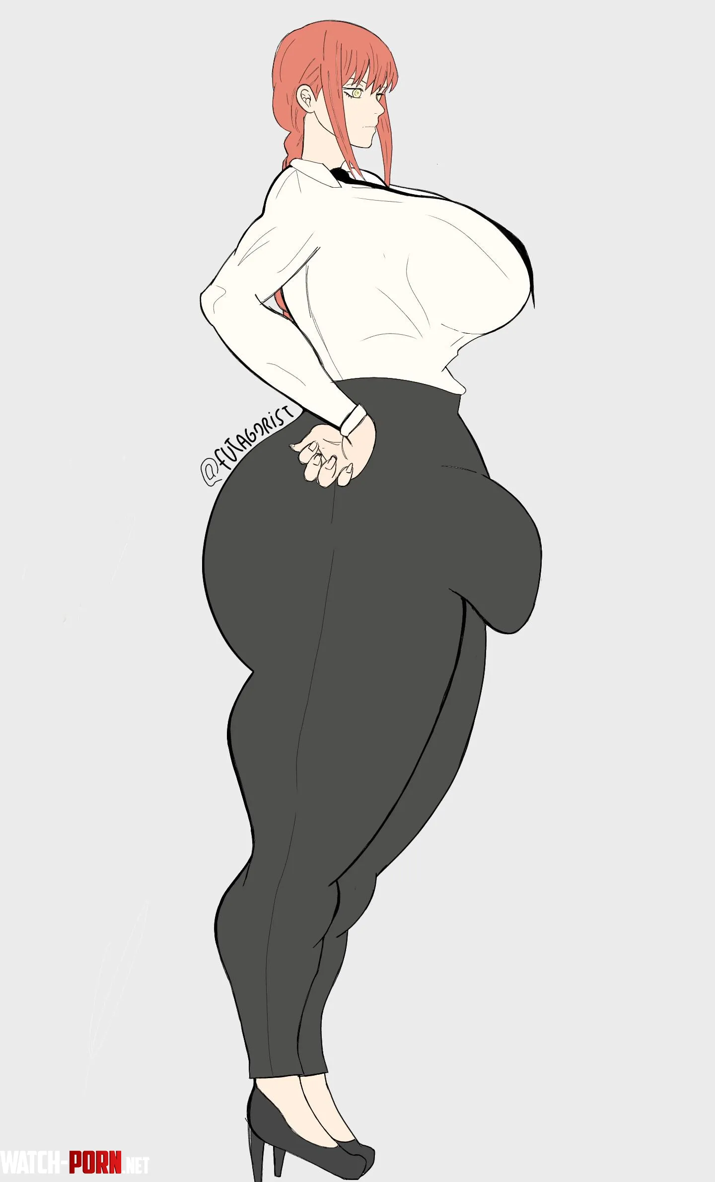 Makima have a big bulge by GroundbreakingTea650