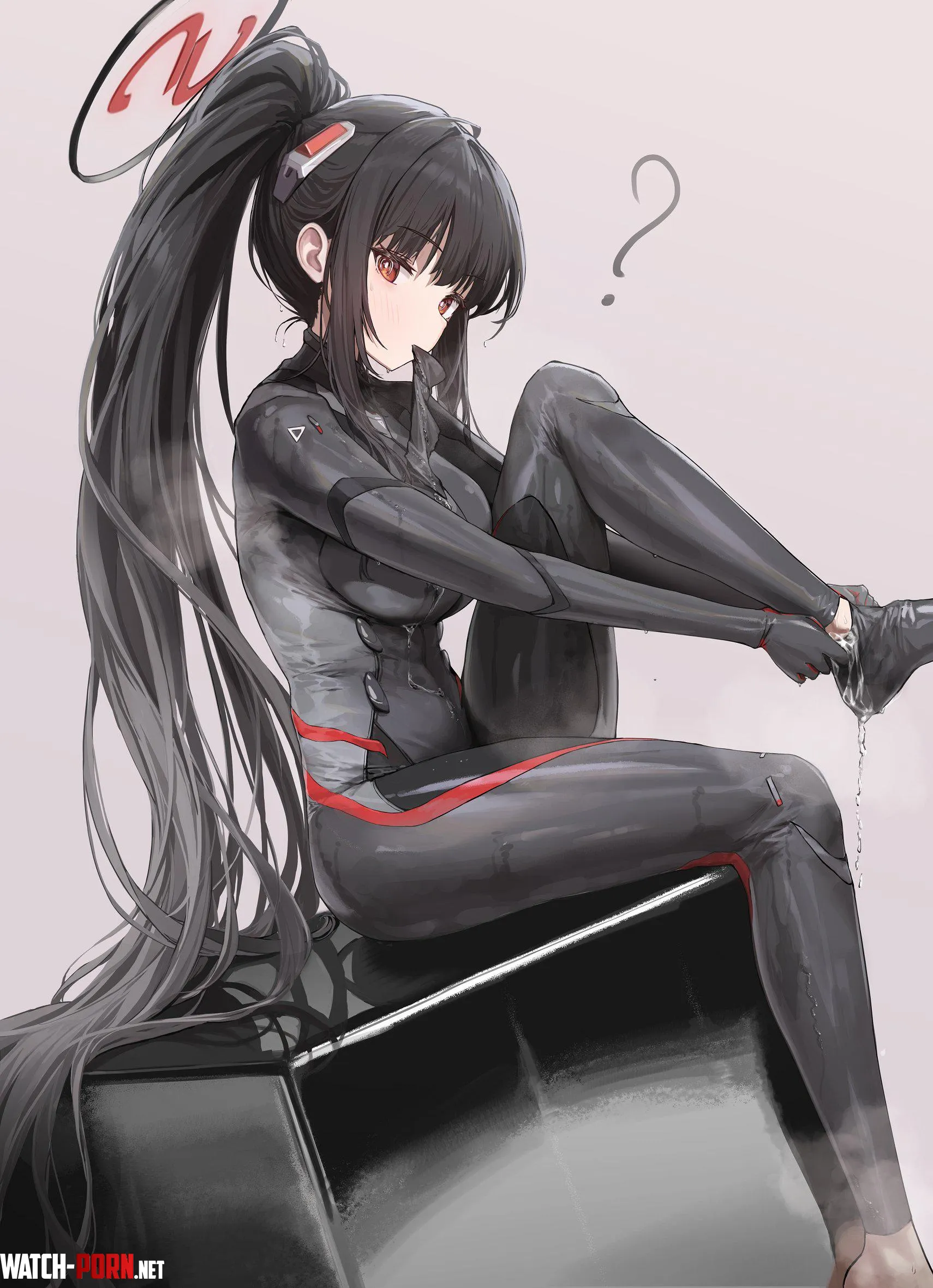 Drenched Rio [Blue Archive] by WoolsonDaSheep