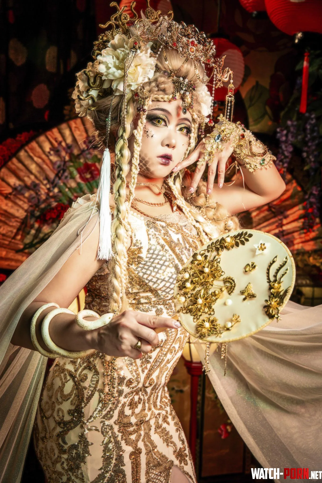 Snake Goddess cosplay (OC) by pearlpeony by pearlpeony