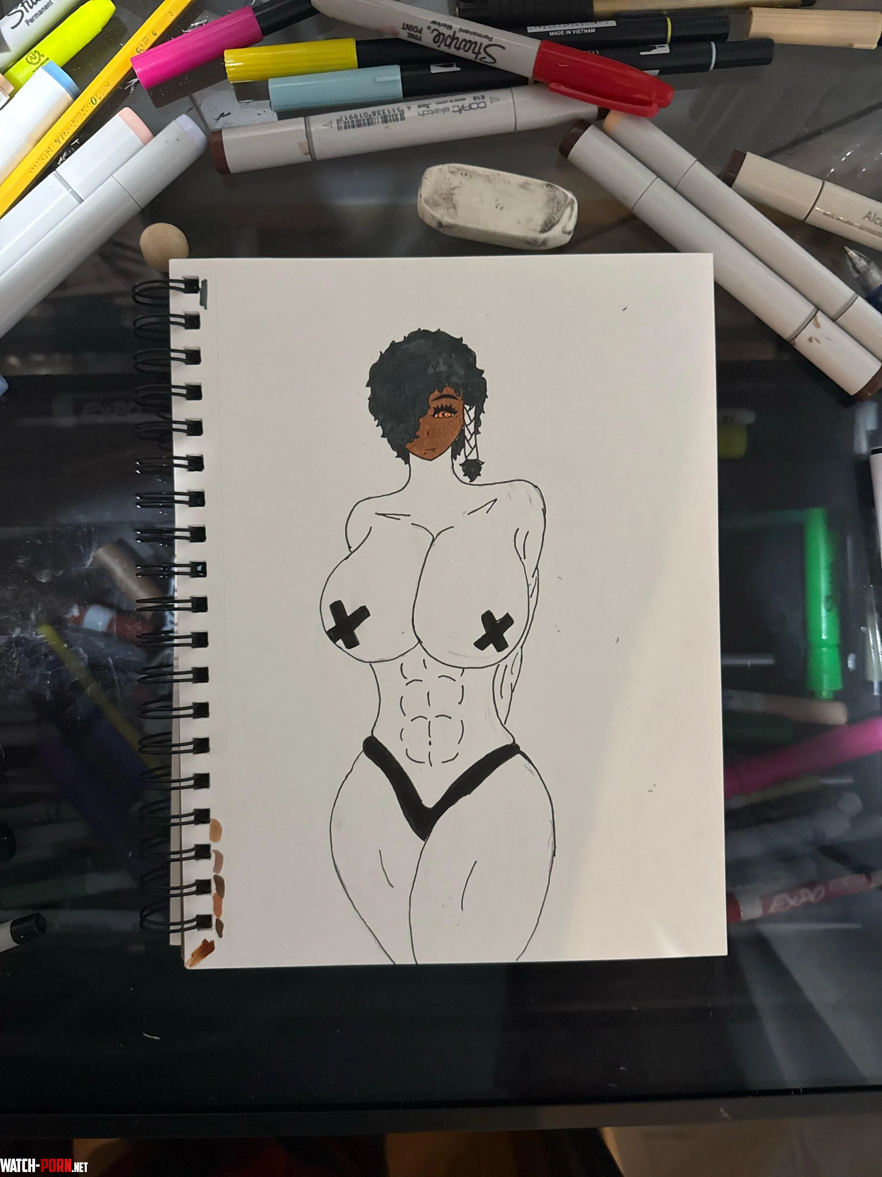 Tomboy MILF? (Still working on it.) by Alarmed_Phrase4964