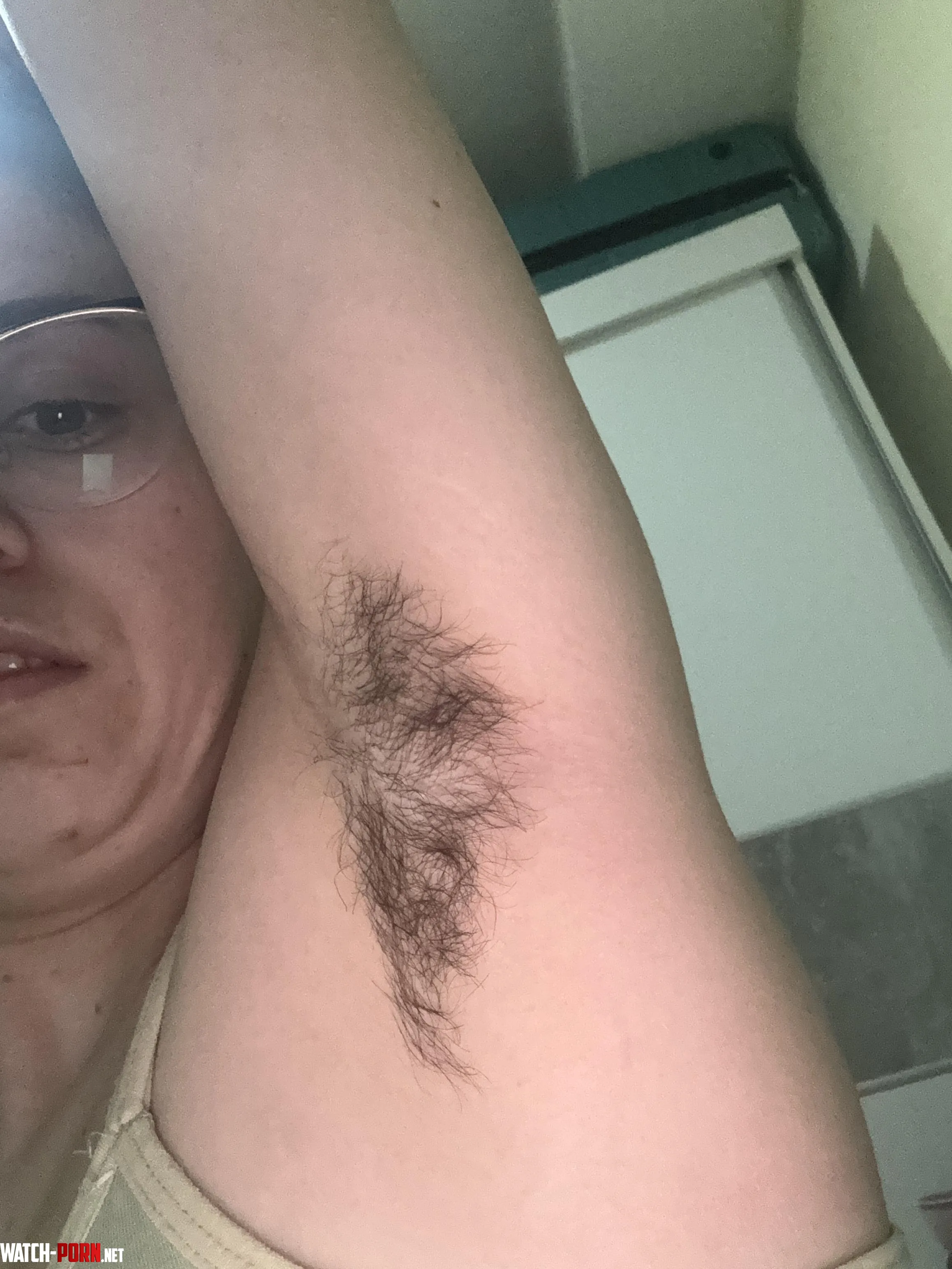 Hairy pits first, impressive rack next… by Fuzzy-Company-7074