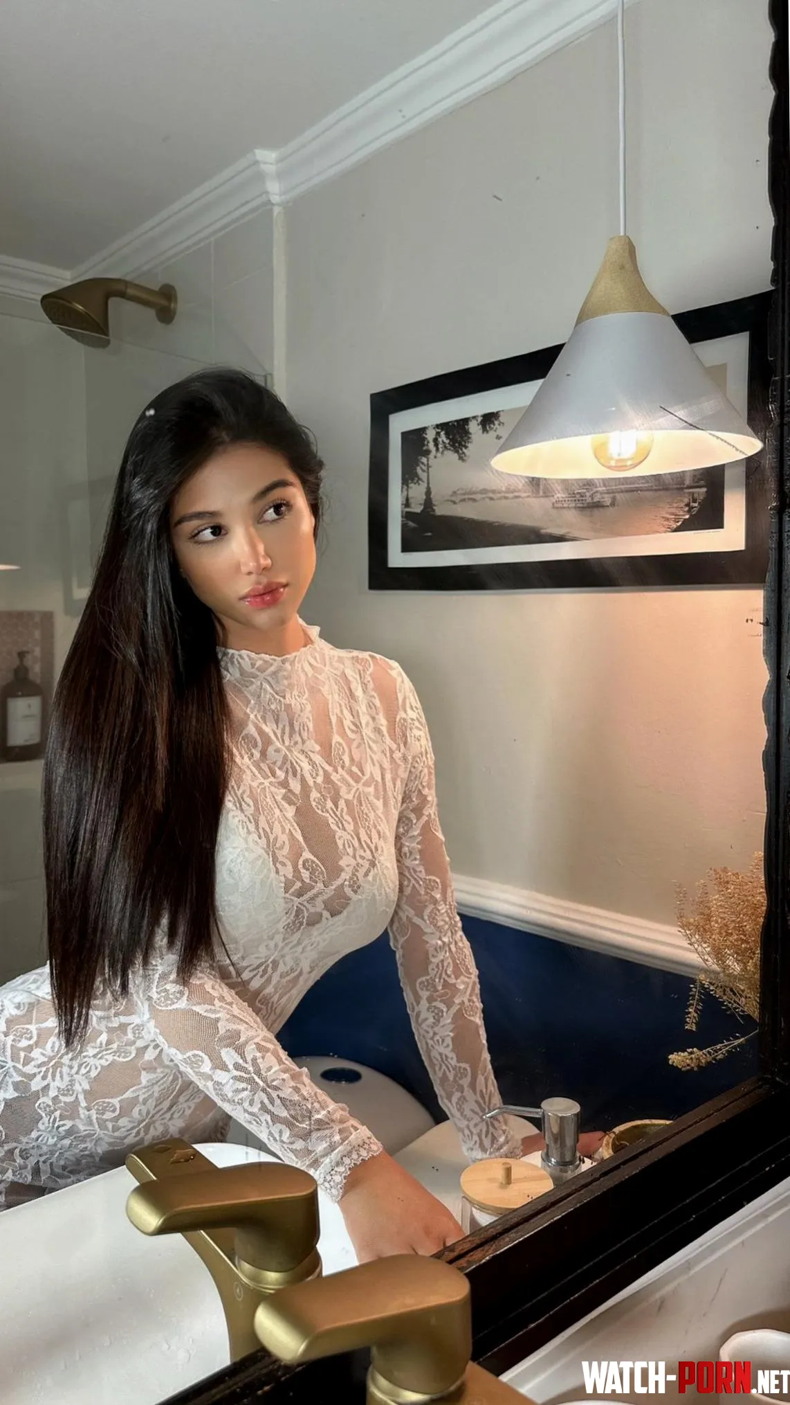 white sheer draping over every inch by xMoonPetaline