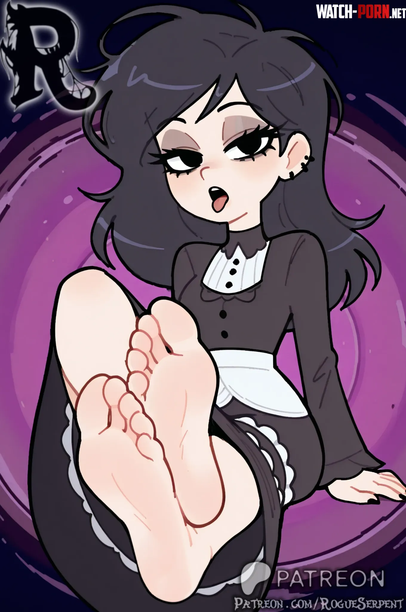 (OC) Goth Feet by Rogue_Serpent