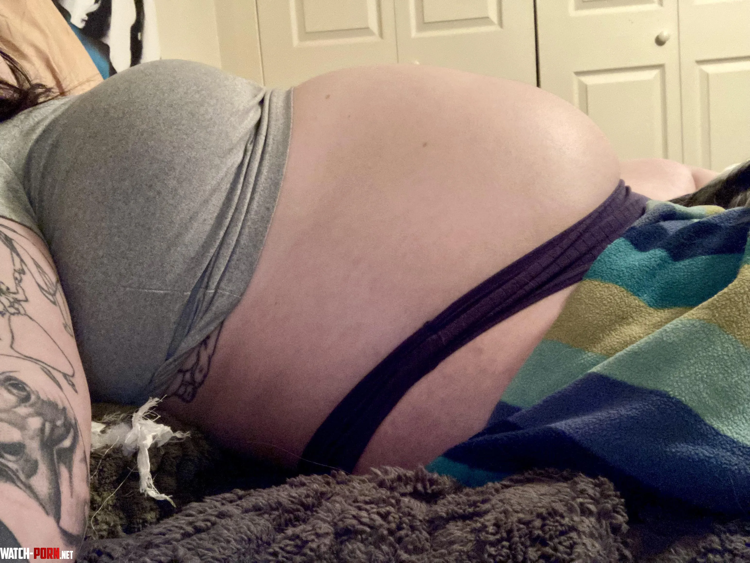 By a show of hands, who volunteers to rub this ridiculously stuffed belly? by CRONENEBITCH