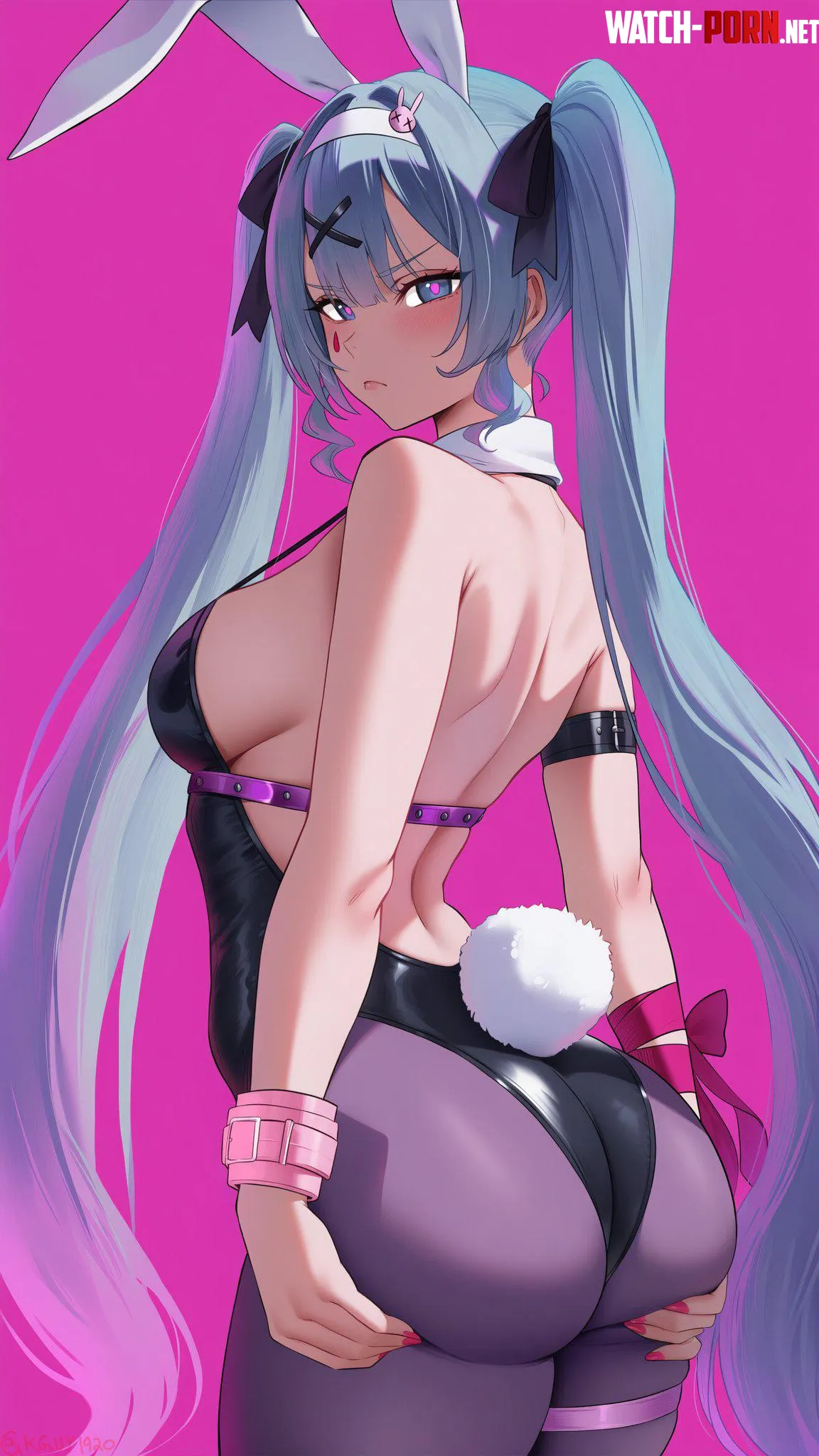 Rabbithole Miku [Vocaloid] by WoolsonDaSheep