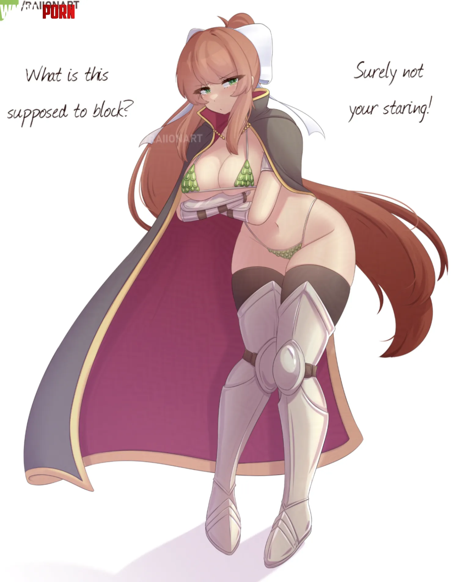 Annoyed Monika (RaionArt) by flysafer