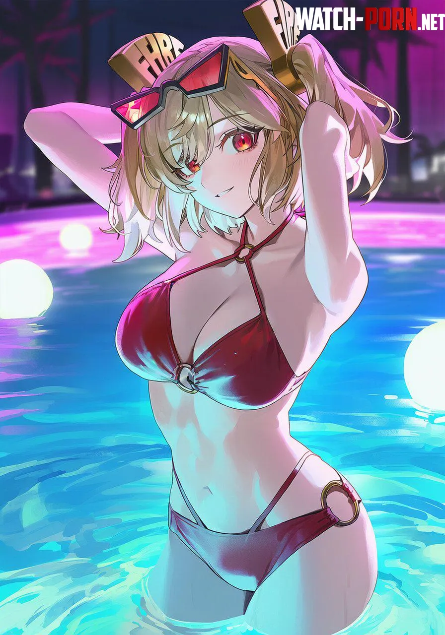 Burnice [Zenless Zone Zero] by WoolsonDaSheep