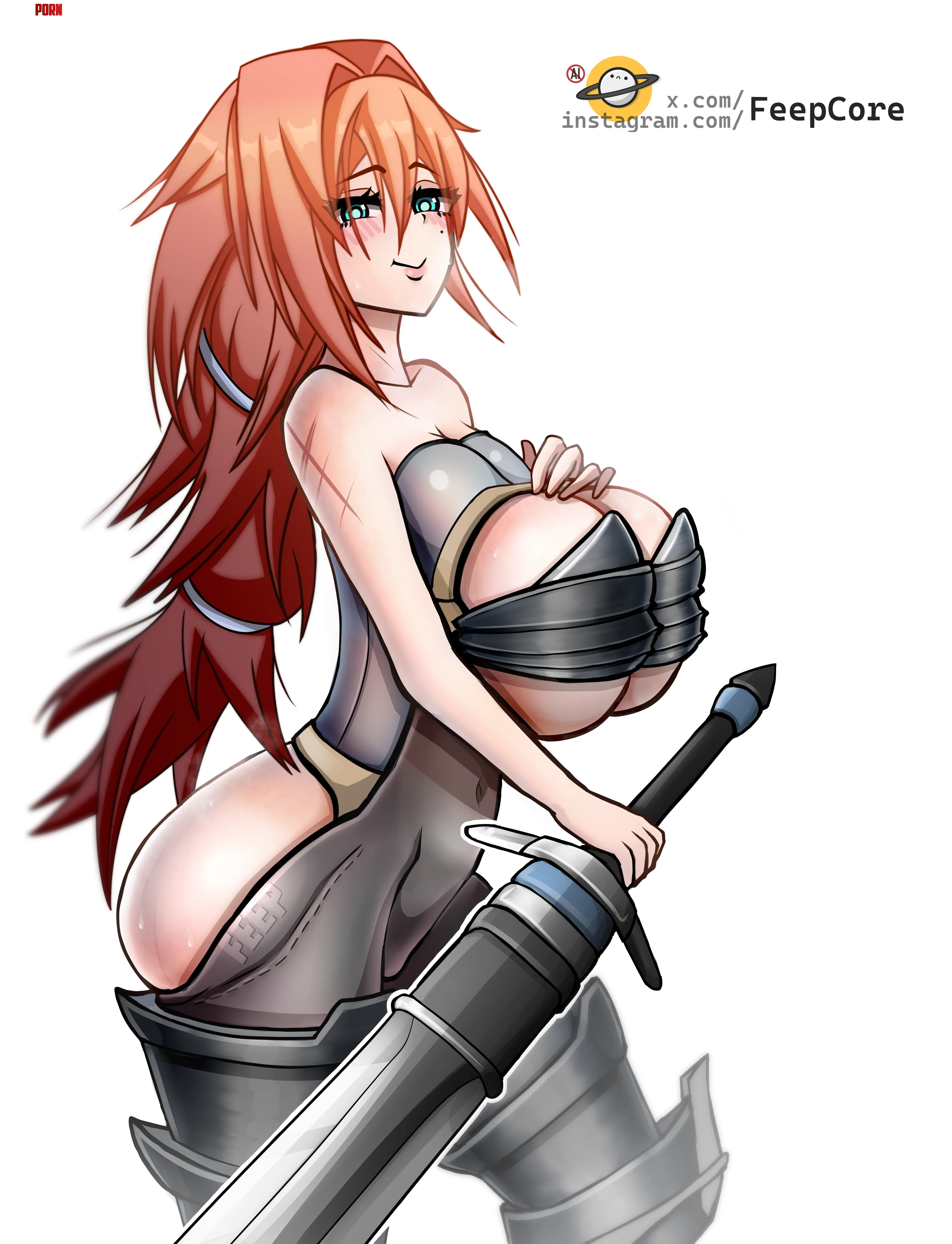 [OC] Swordswoman by @FeepCore by plastix_11