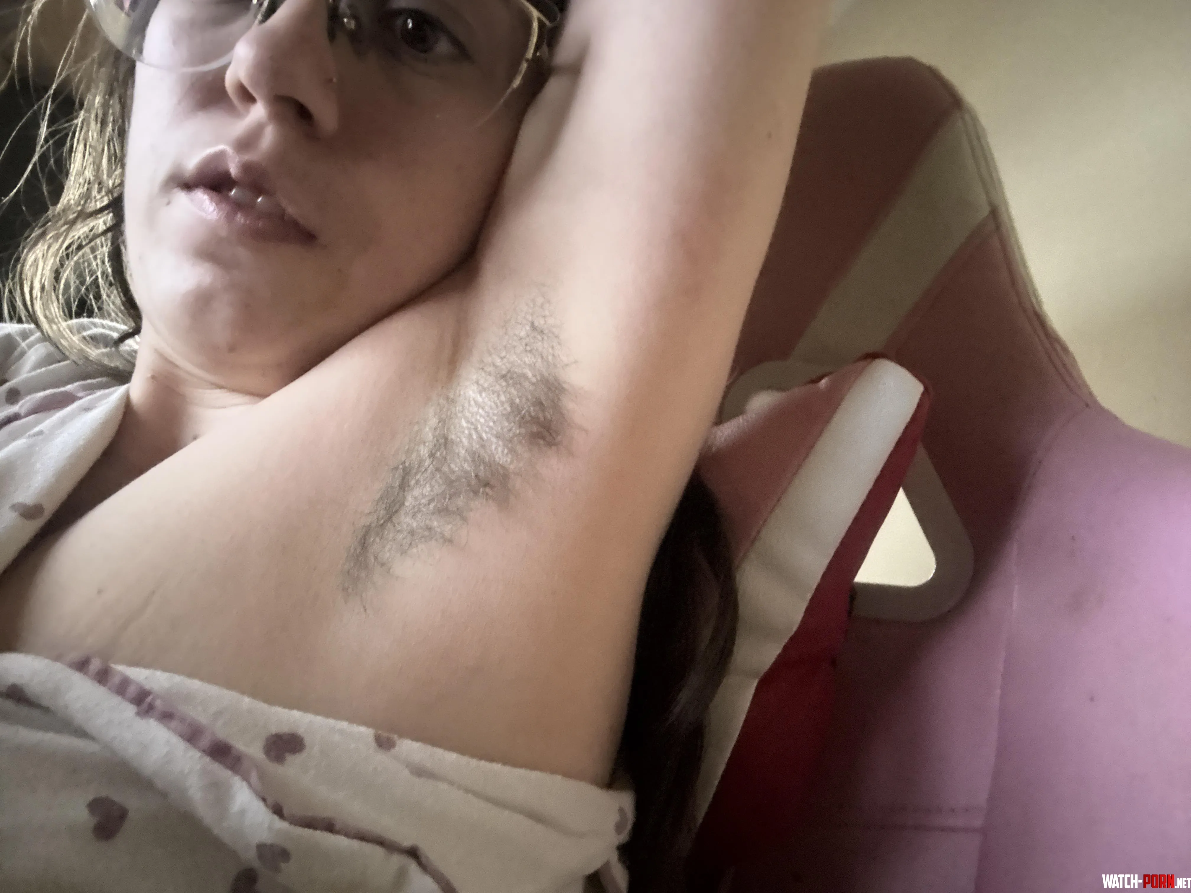 Hairy pits first, impressive rack next… by Fuzzy-Company-7074