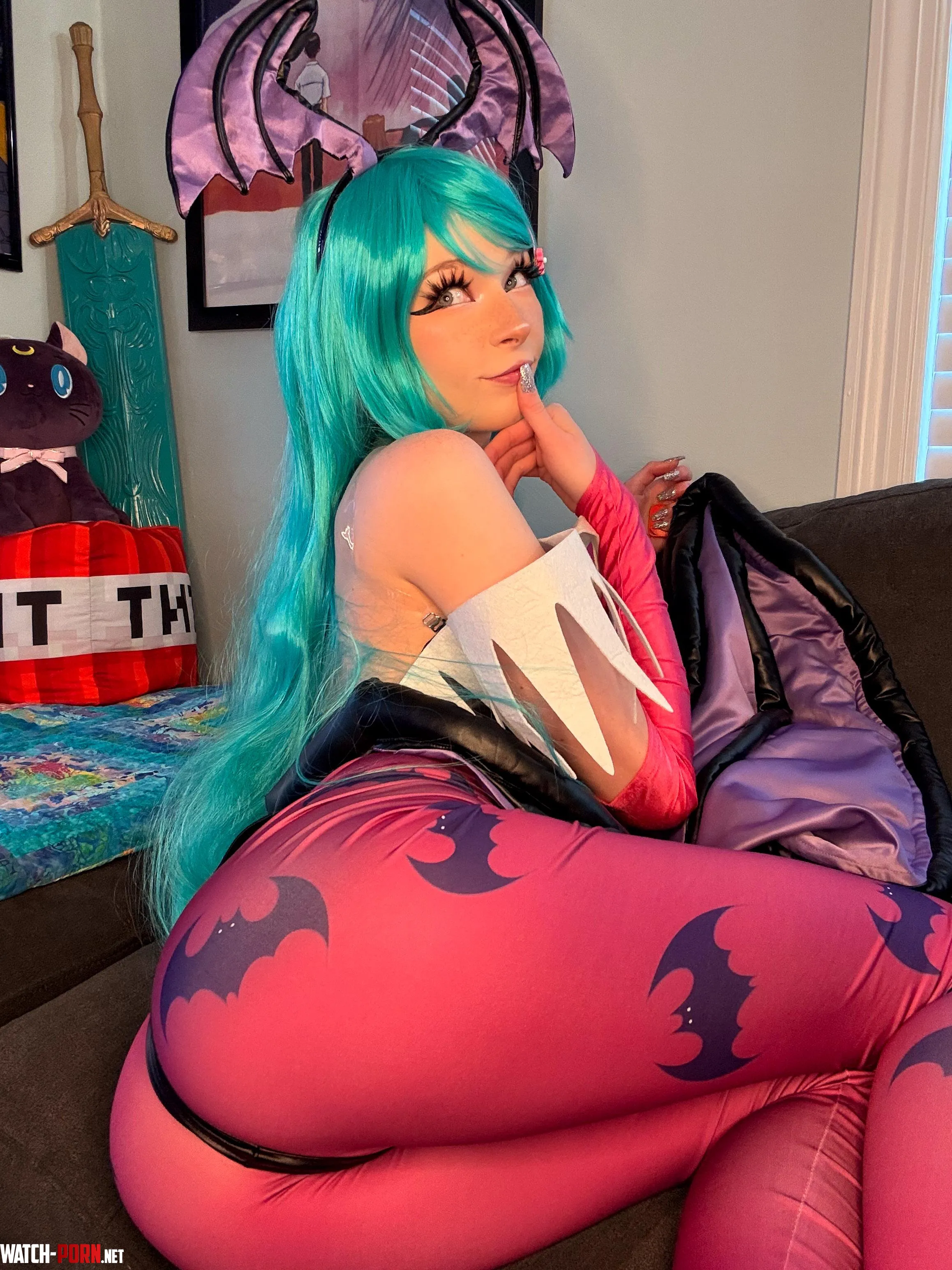 Morrigan (DarkStalkers) by SunflowerrSparkle by SunflowerrSparkle