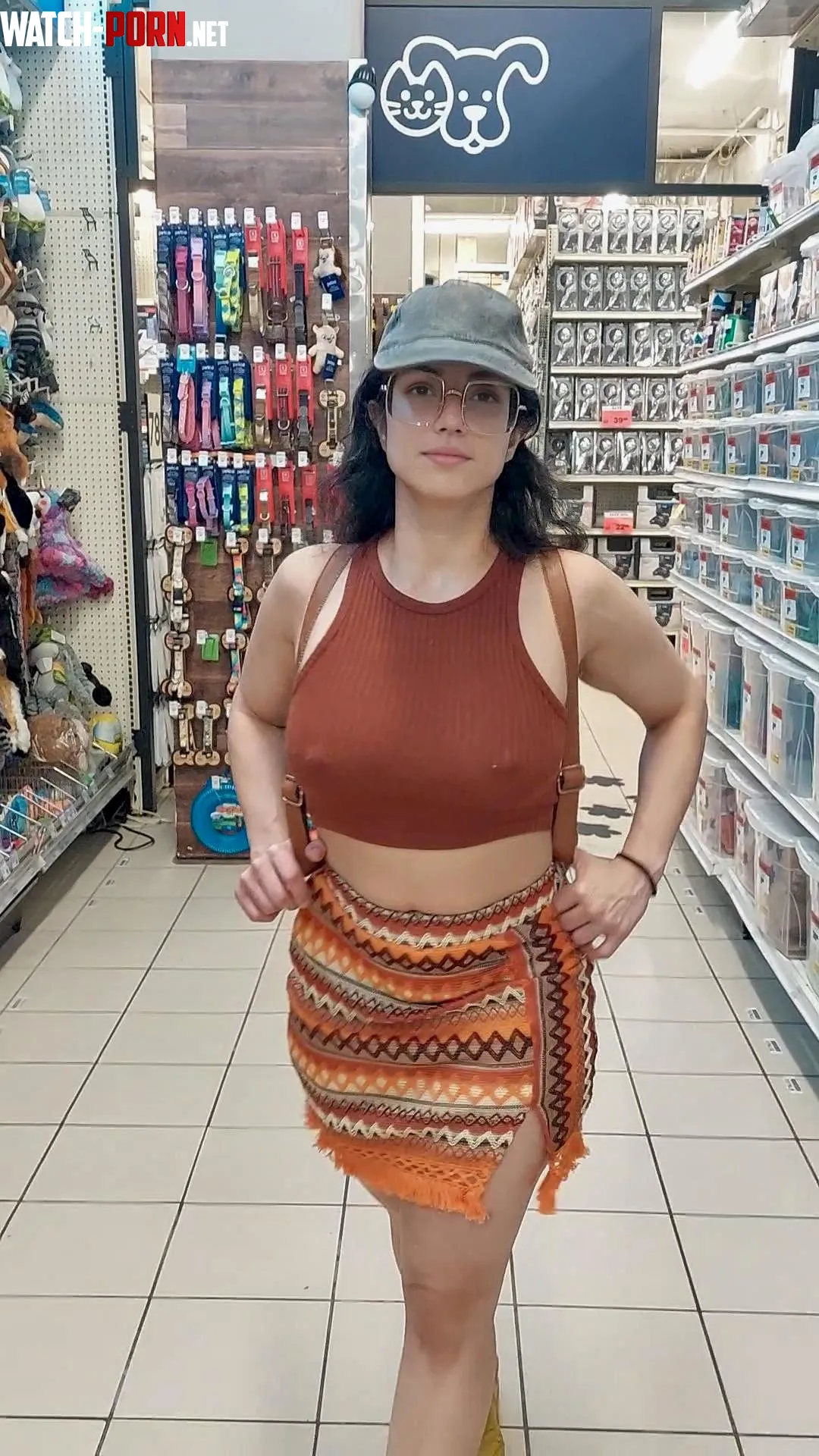 Just doing some shopping by Braless_babe