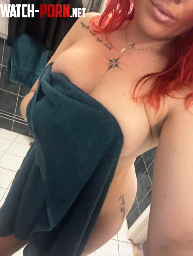 Har precis spelat in en video i duchsen💦 vill ni se? by OkStop8432