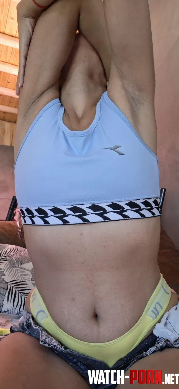 I came back from the gym, you give them a kiss by SrtaLuzz