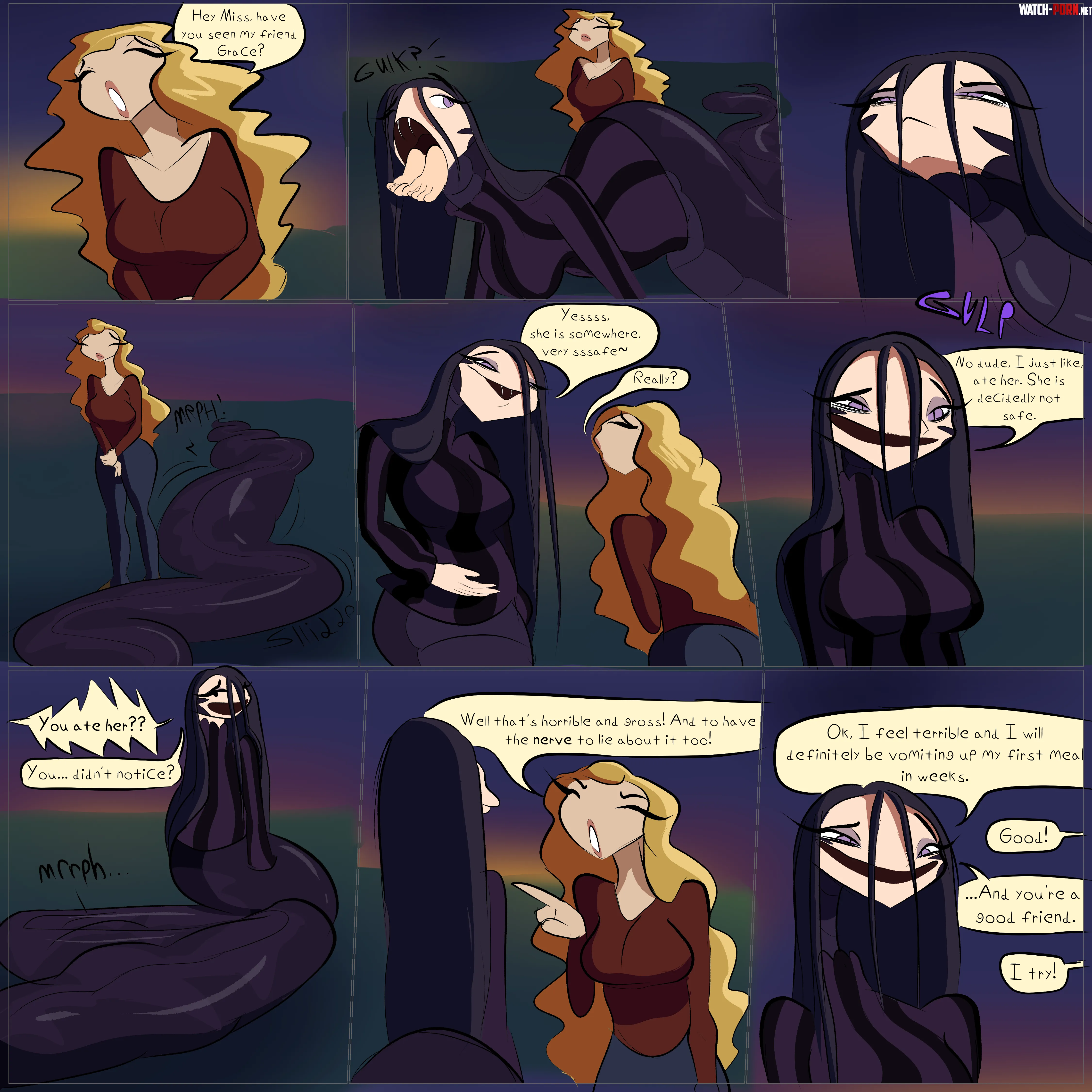 {Comic} Vore protags, plz be more observant🙏 (Art by JackMunchy) by JackMunchy