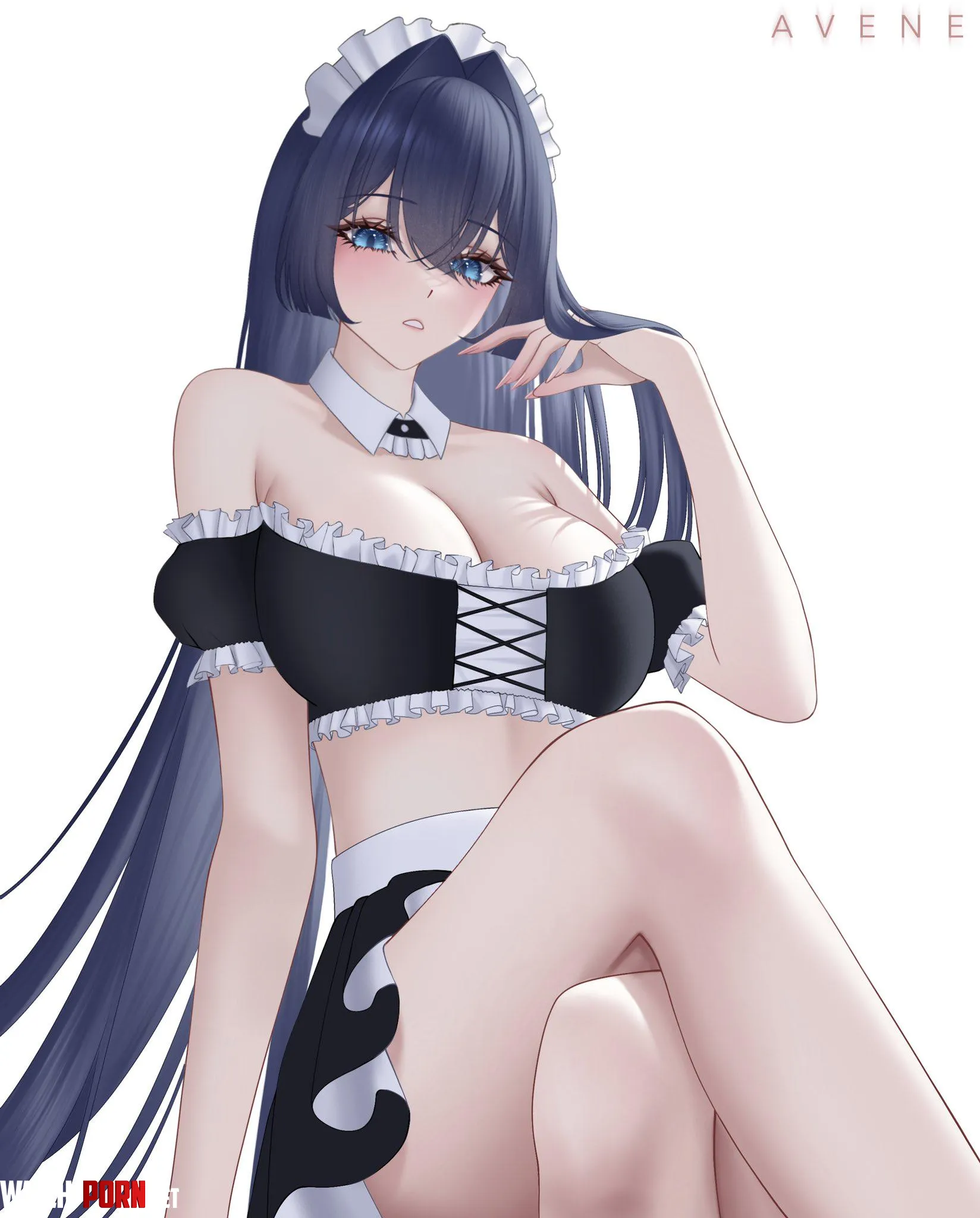 Kronii in off shoulder outfit (Avene) [Hololive] by elegantloveglimmer