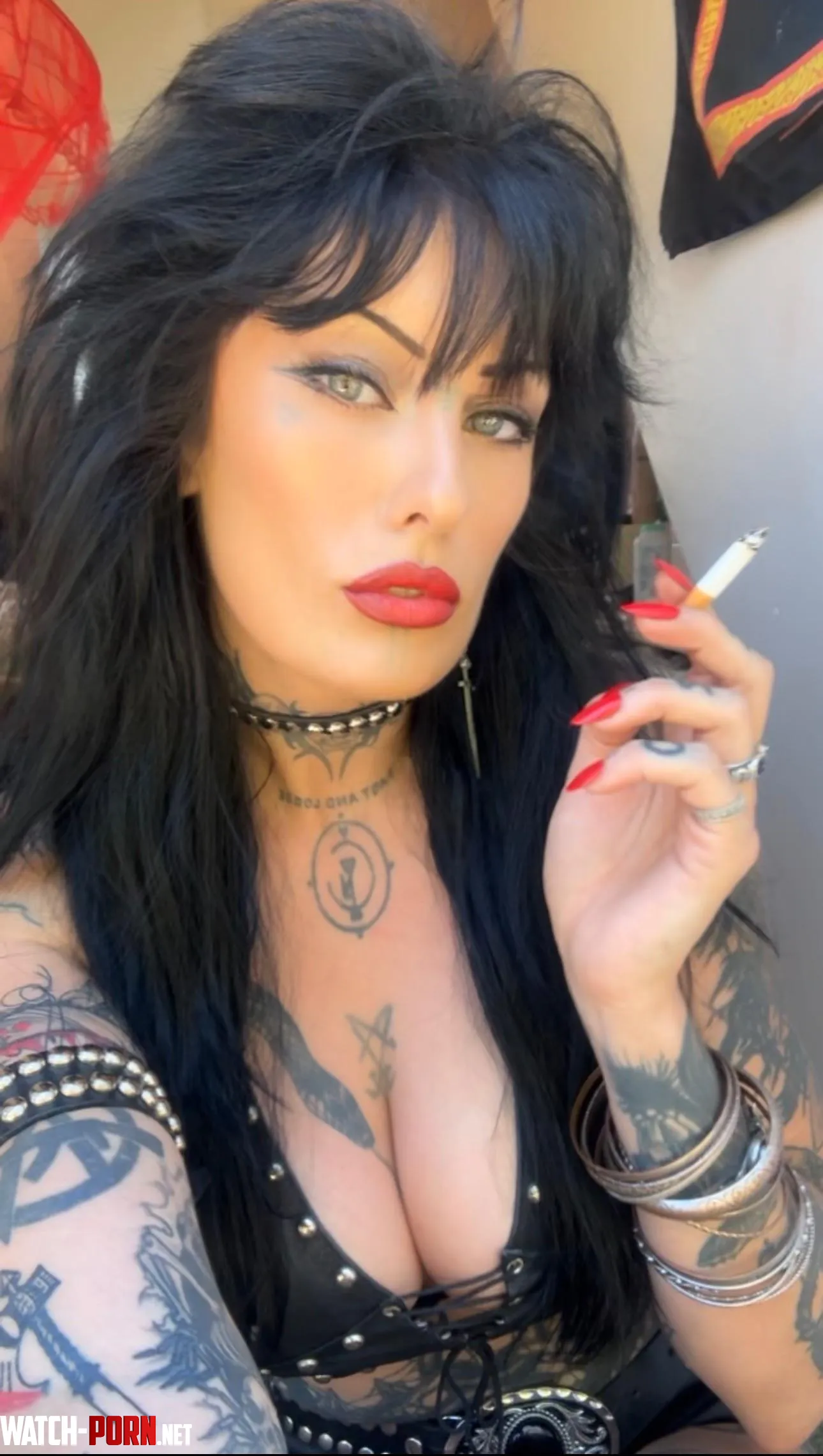 It’s always leather weather 🖤💋 by 95nasty69