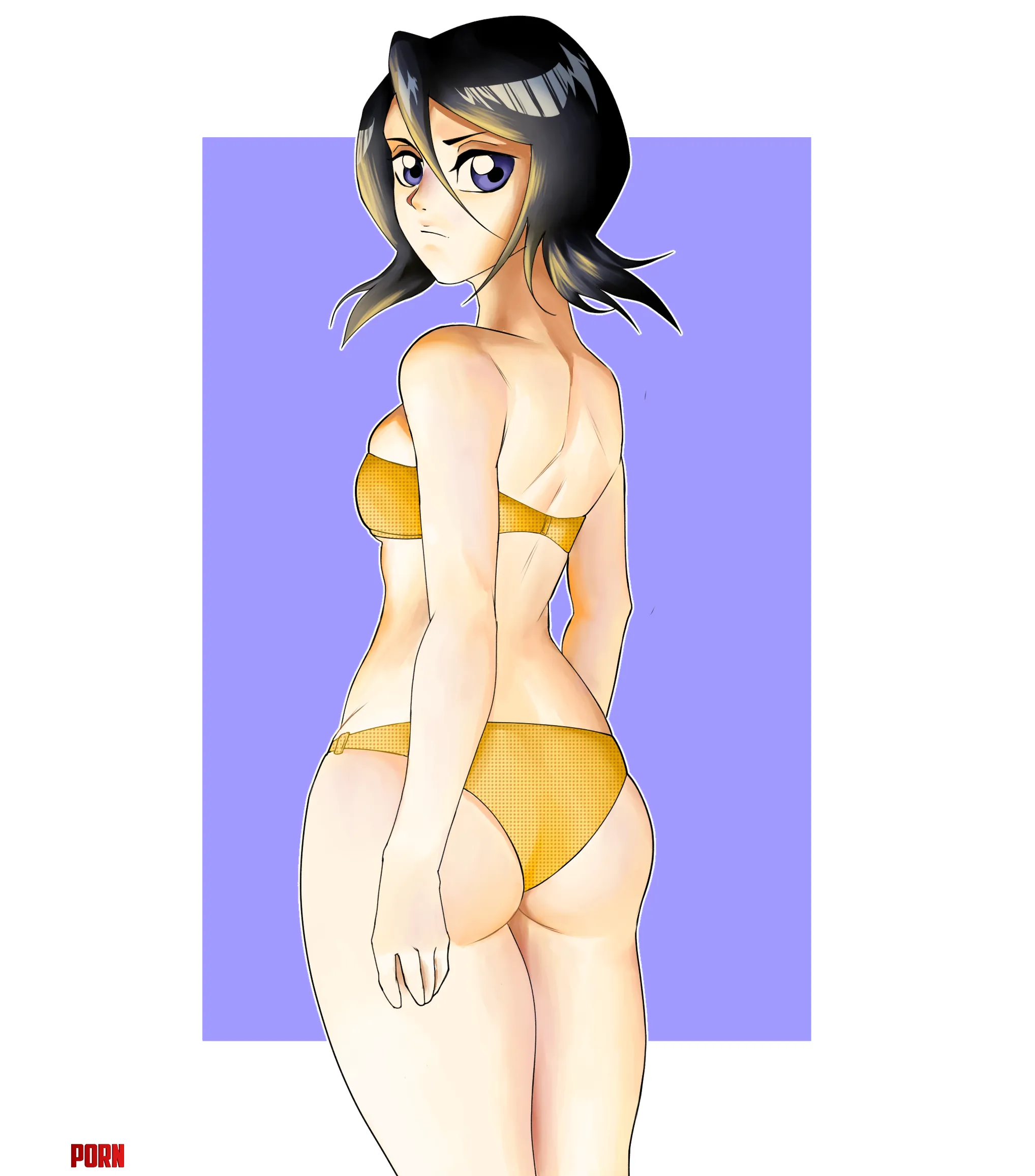 Rukia going the beach (Regular-Steak8259/art by me) by Regular-Steak8259