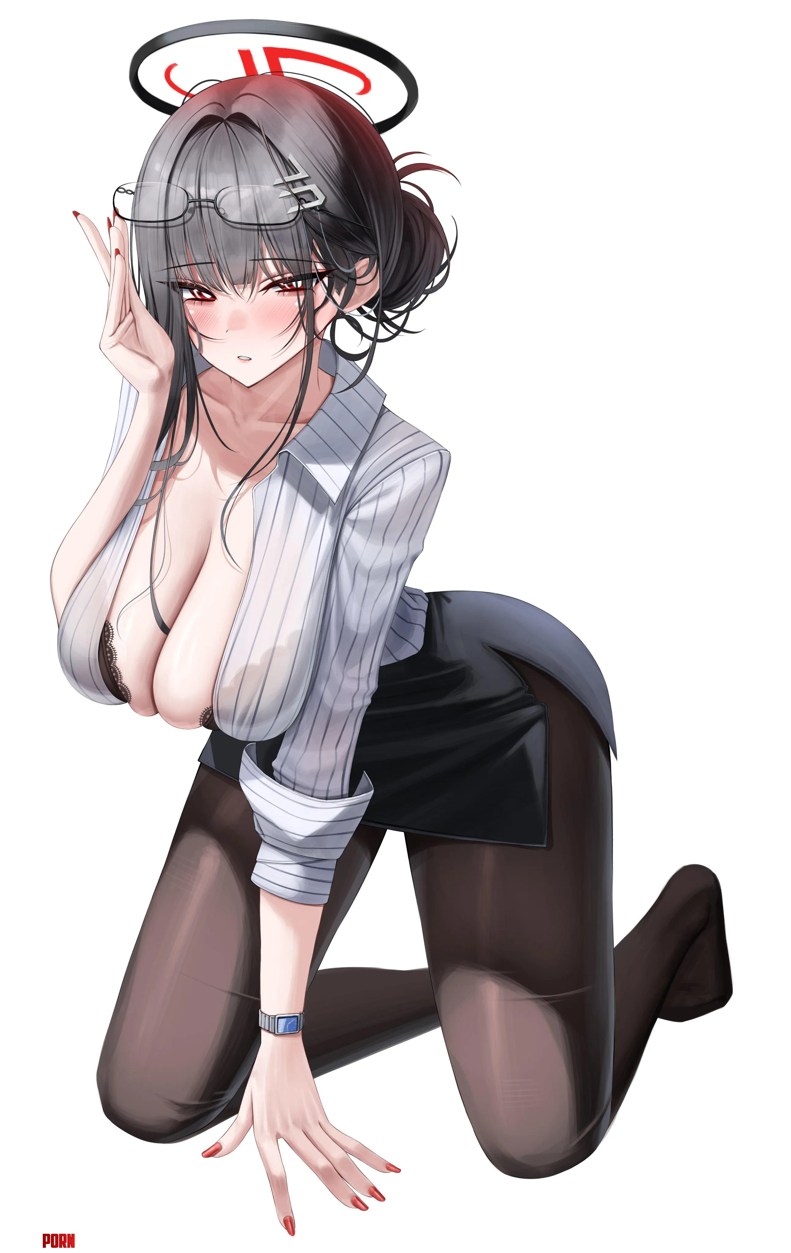 Office Rio [Blue Archive] by WoolsonDaSheep