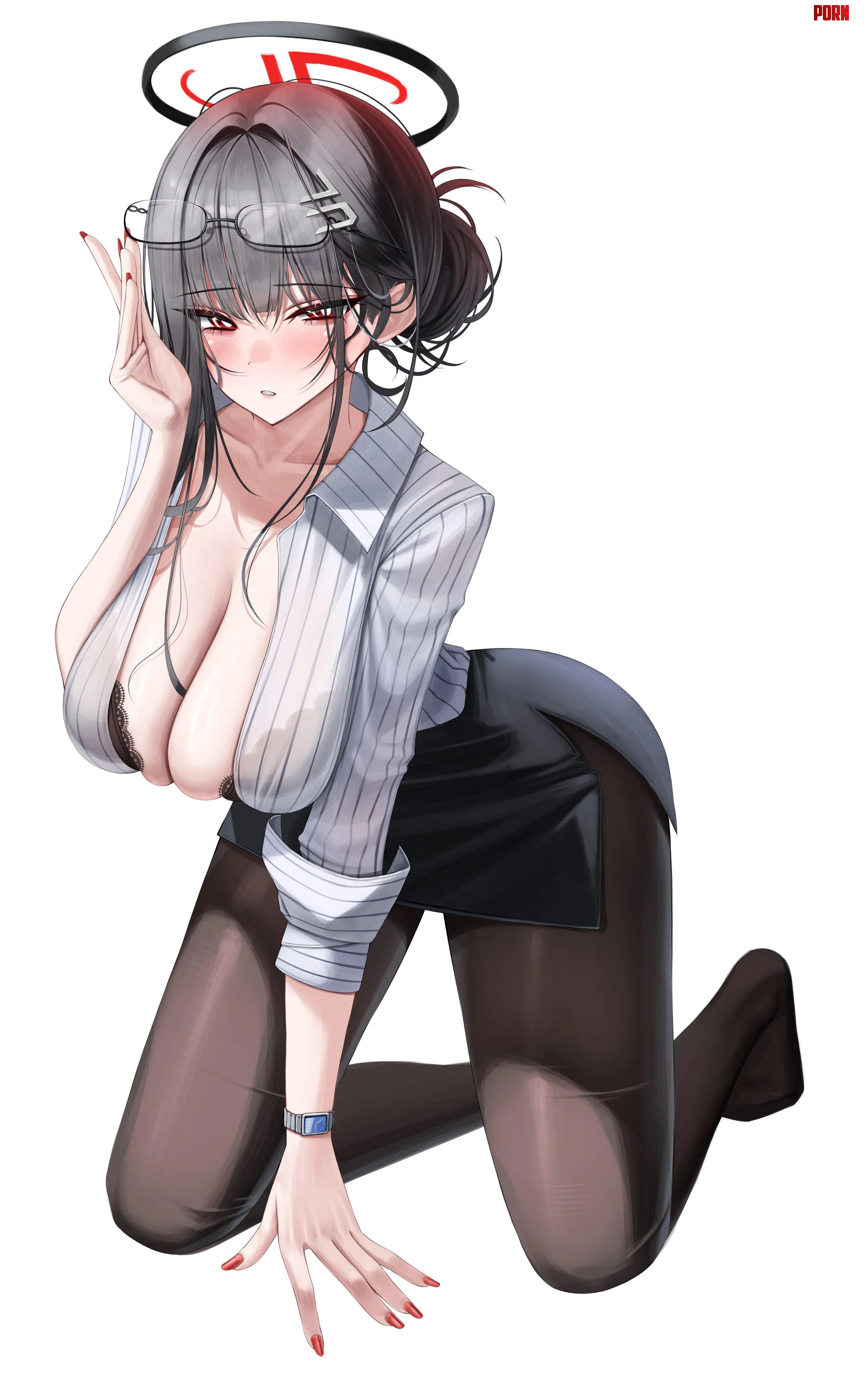 Office Lady Rio [Blue Archive] by xSaviour_N