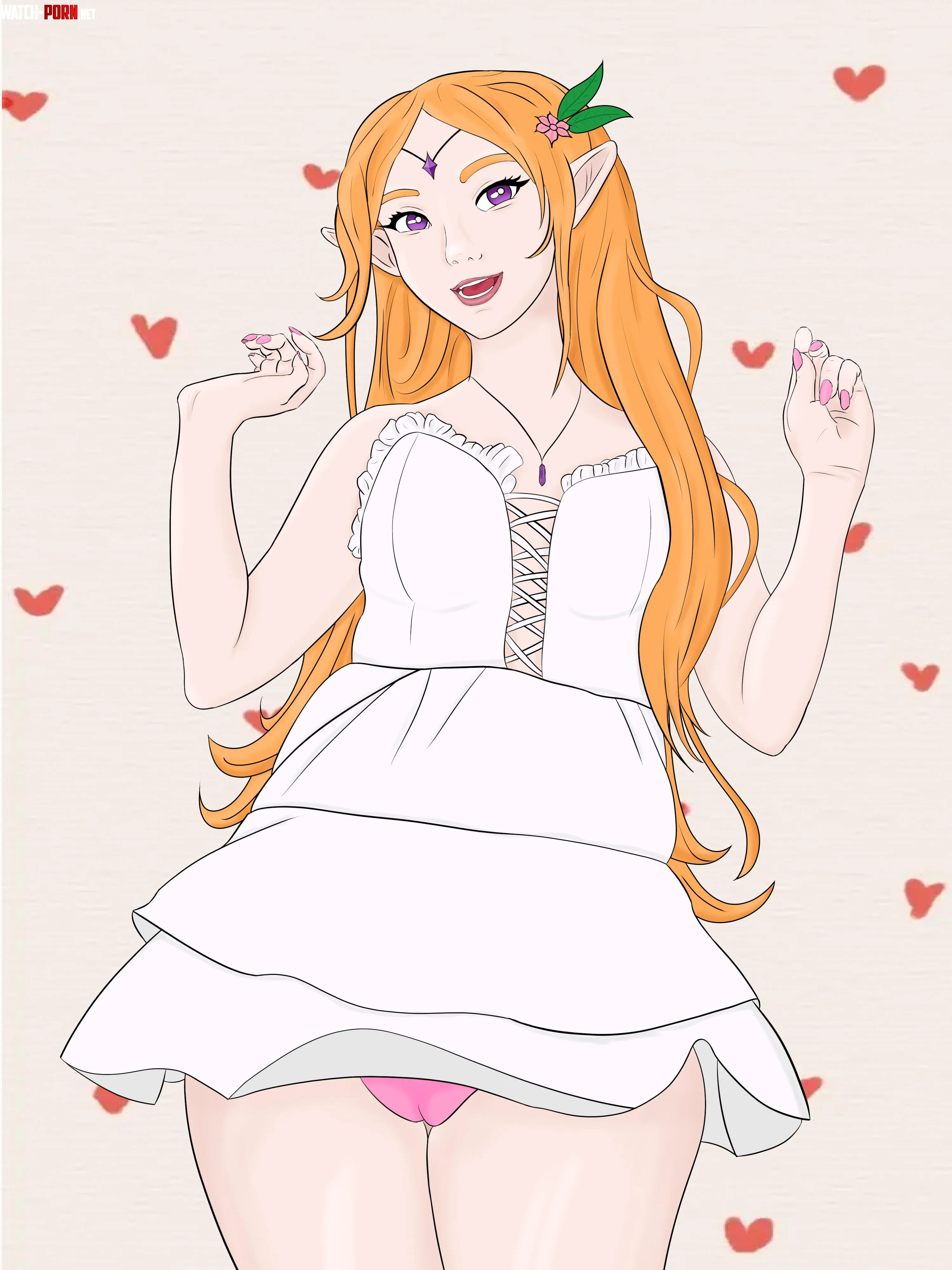 Elf OC: Ruby [by me] by hctfnt