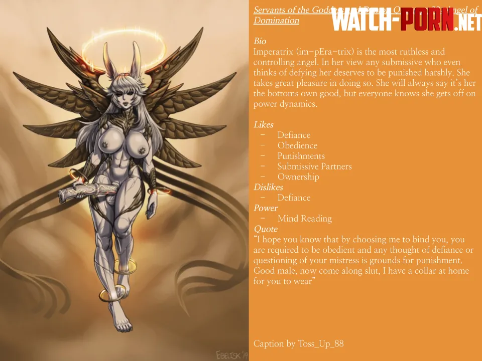 Servants of the Goddess and Demon Queen pt 30: Angel of Domination by Toss_Up_88