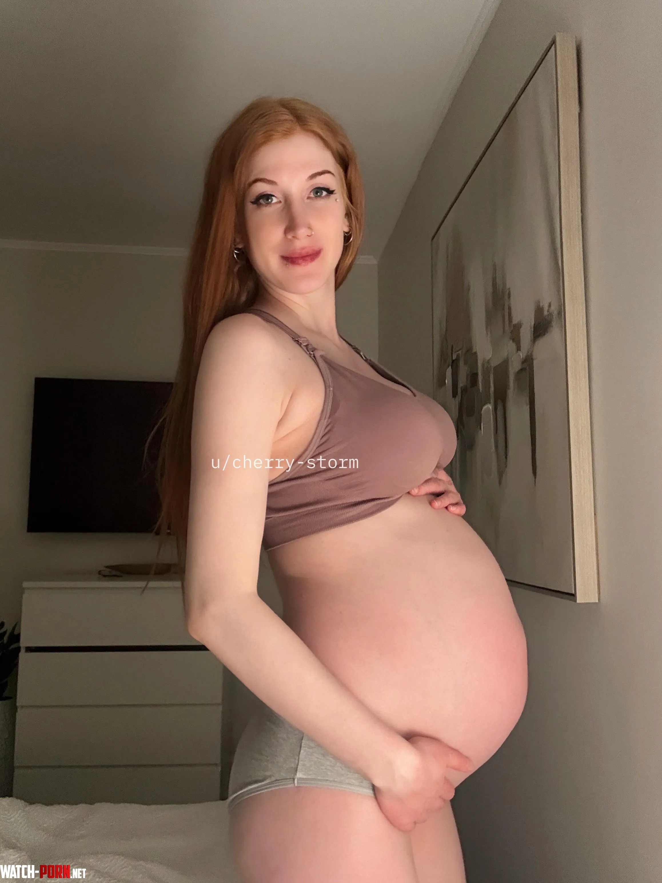 Feeling huge at 8 months pregnant by cherry-storm