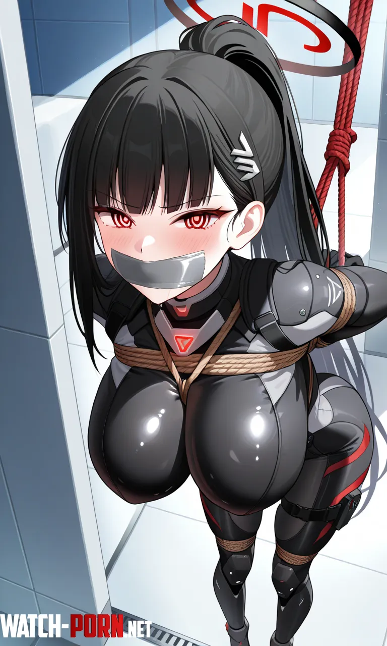 Bondage Rio [Blue Archive] by WoolsonDaSheep