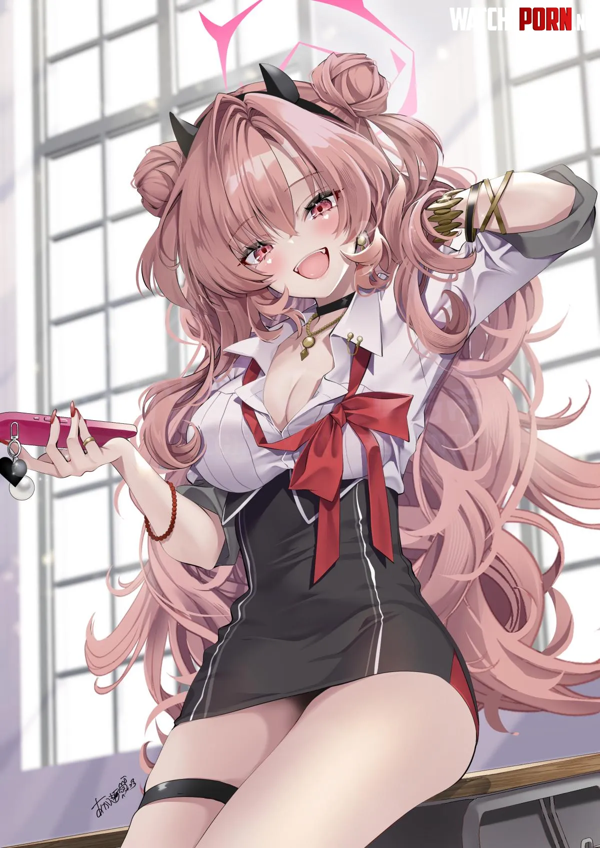 Kirara cheerful (hiziri_A) [Blue Archive] by elegantloveglimmer