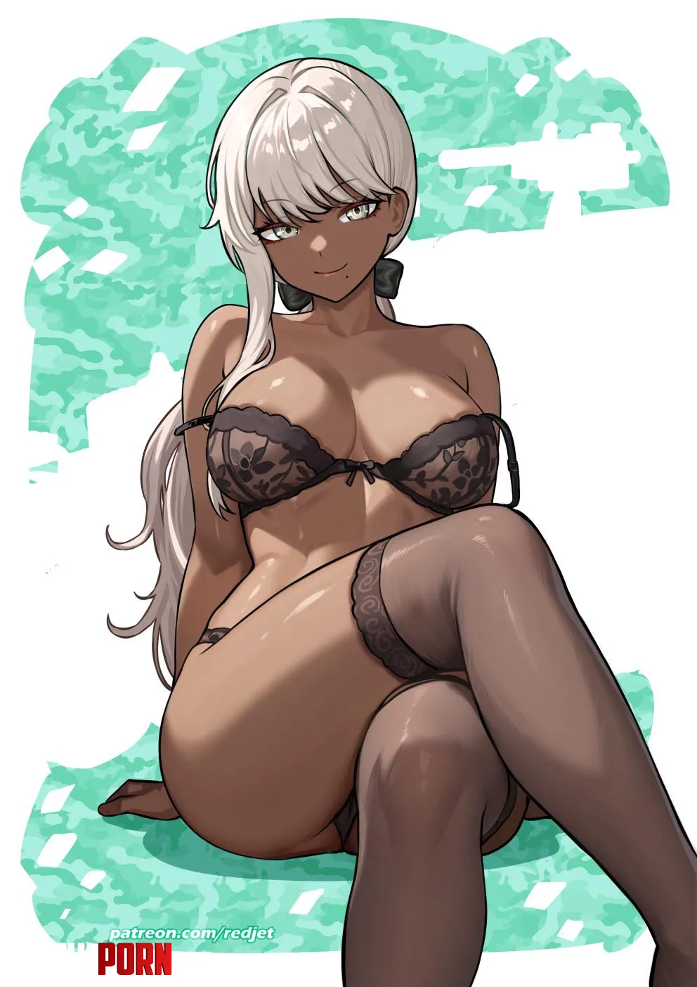 Tsubasa crossing her legs [The Hundred Line] (redjet00) by MartyrOfDespair