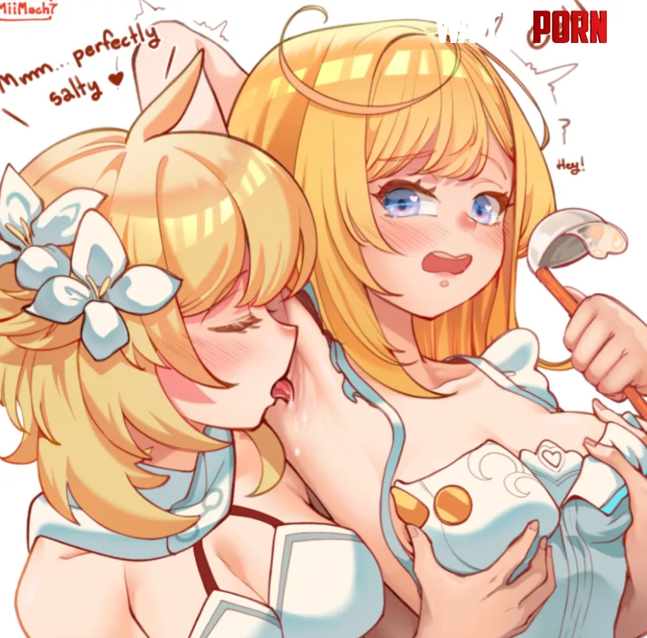 FemTrav taking the chance with Escoffier (Miimach7) [Genshin Impact] by coffeebreakfats