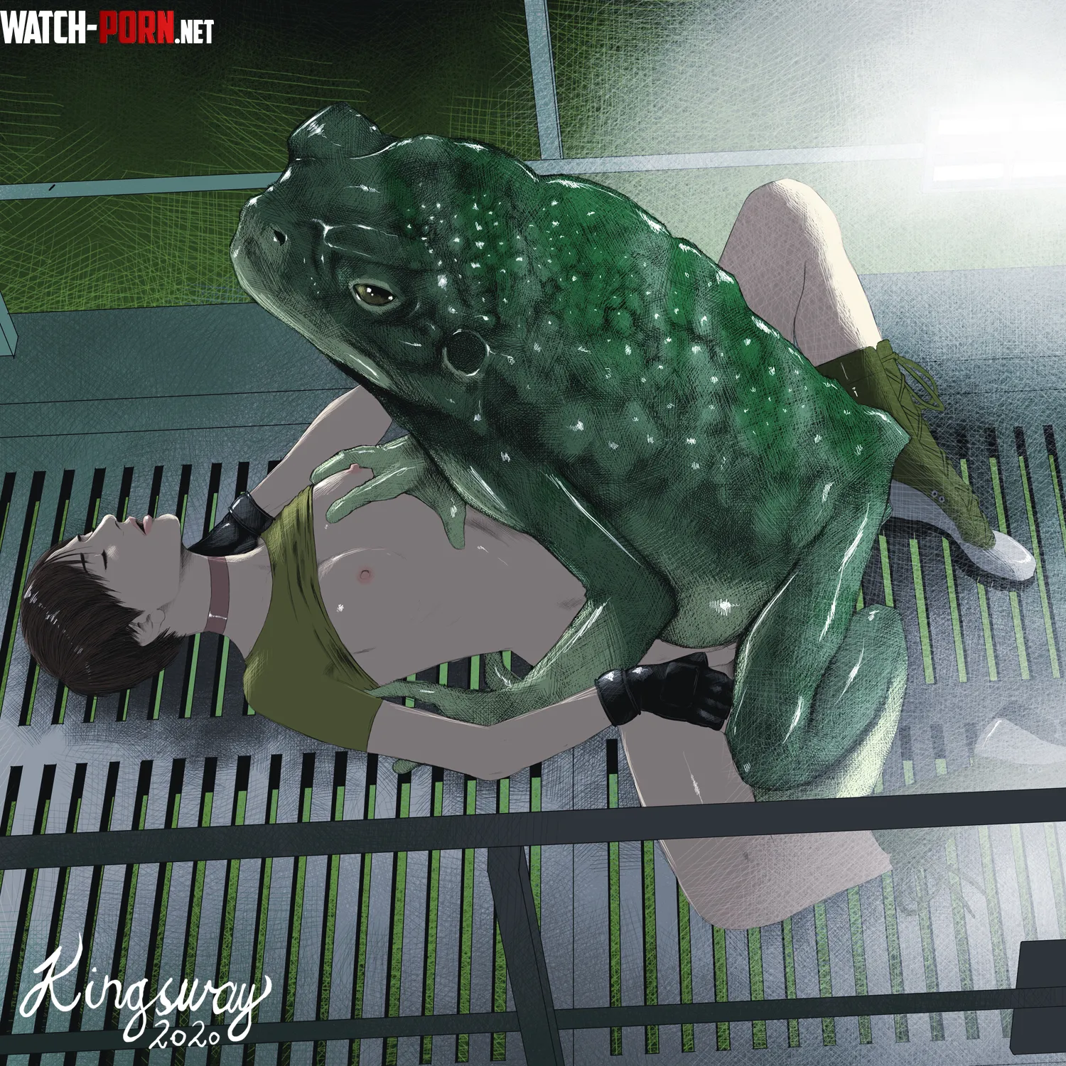 Rebecca vs Lurker (Kingsway) [Resident Evil] by EnigmusPrime