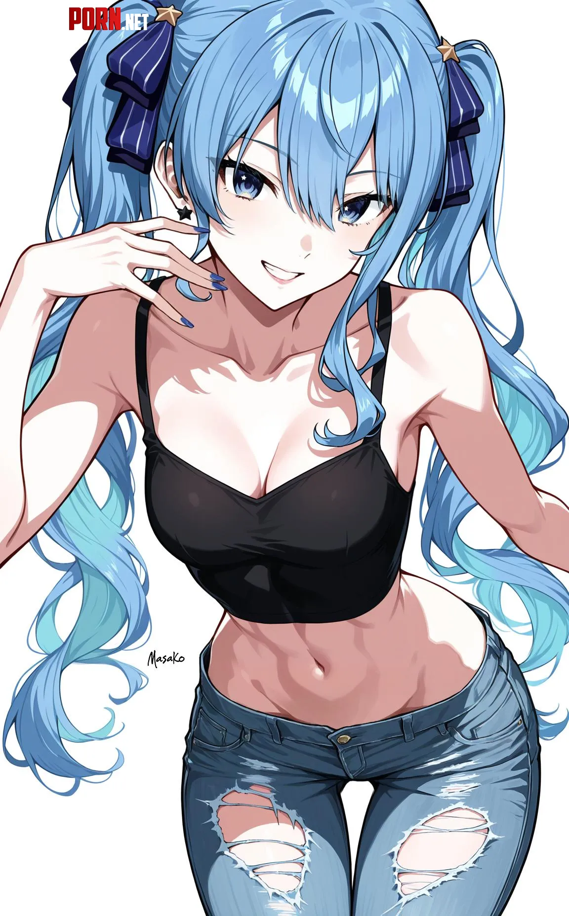 Twintailed Suisei [Hololve] by WoolsonDaSheep