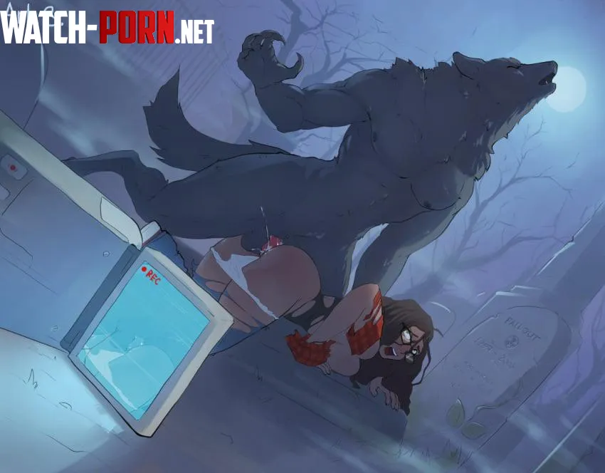 FUCK! Everytime he howls he pumps another load straight into my womb...wait...why is my camera blinking? (arb.b) by BWCbredSLUT